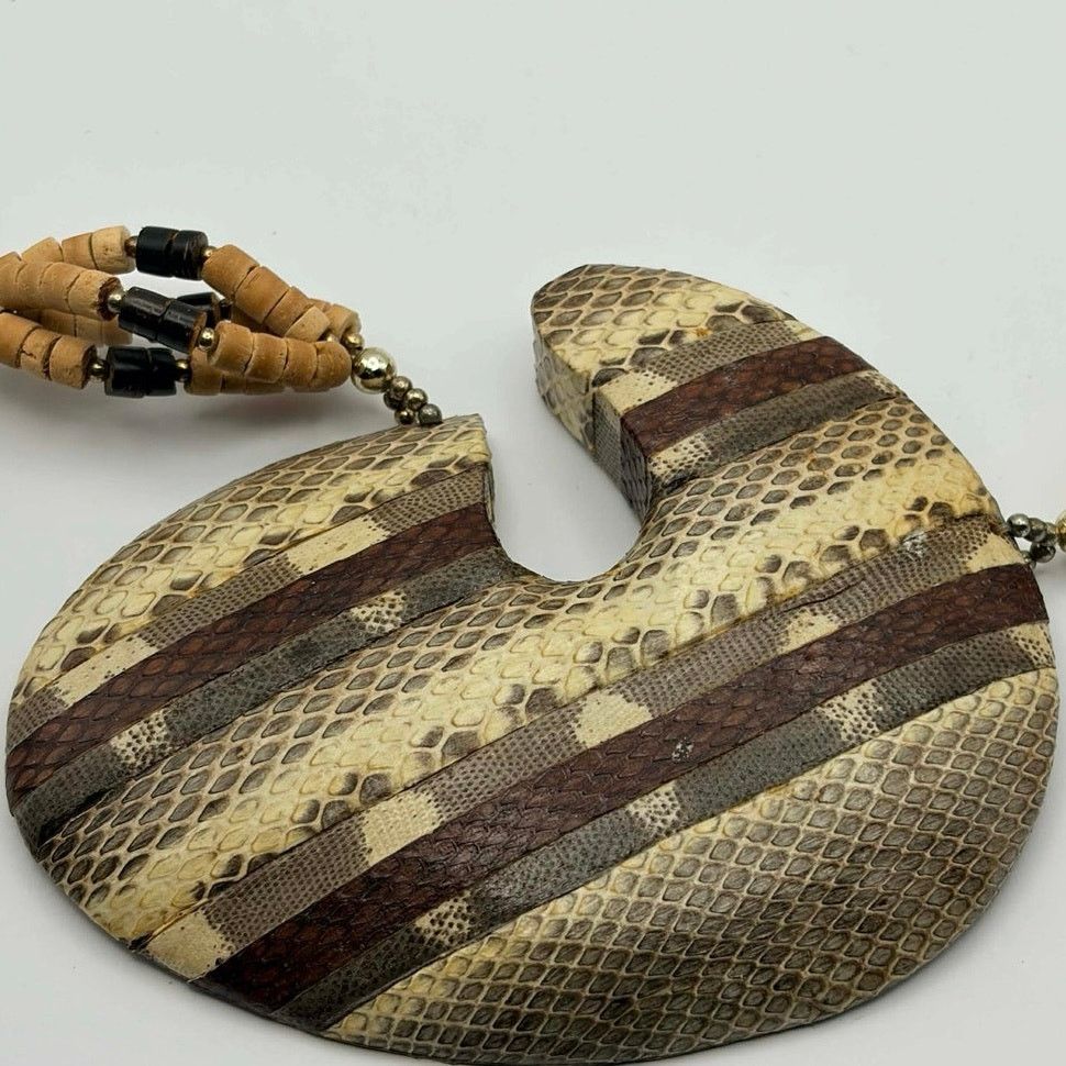 Other Brown Chunky Boho Necklace Size ONE SIZE - 2 Thumbnail
