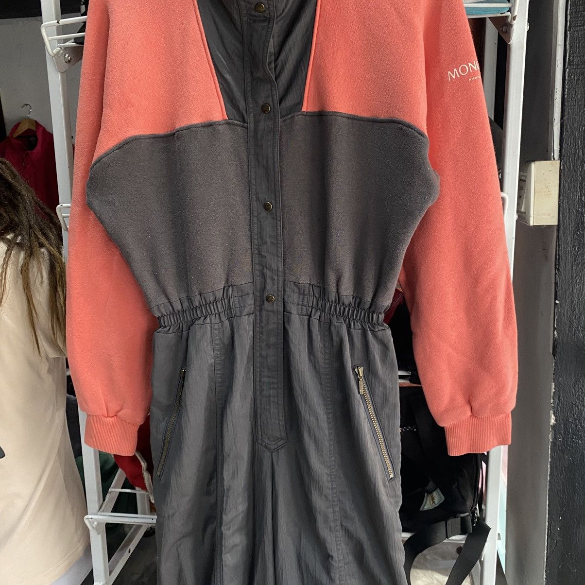 Moncler Vintage 90s Moncler Asics Archive Gorpcore OnePiece Ski Suit Size US 28 / EU 44 - 4 Thumbnail