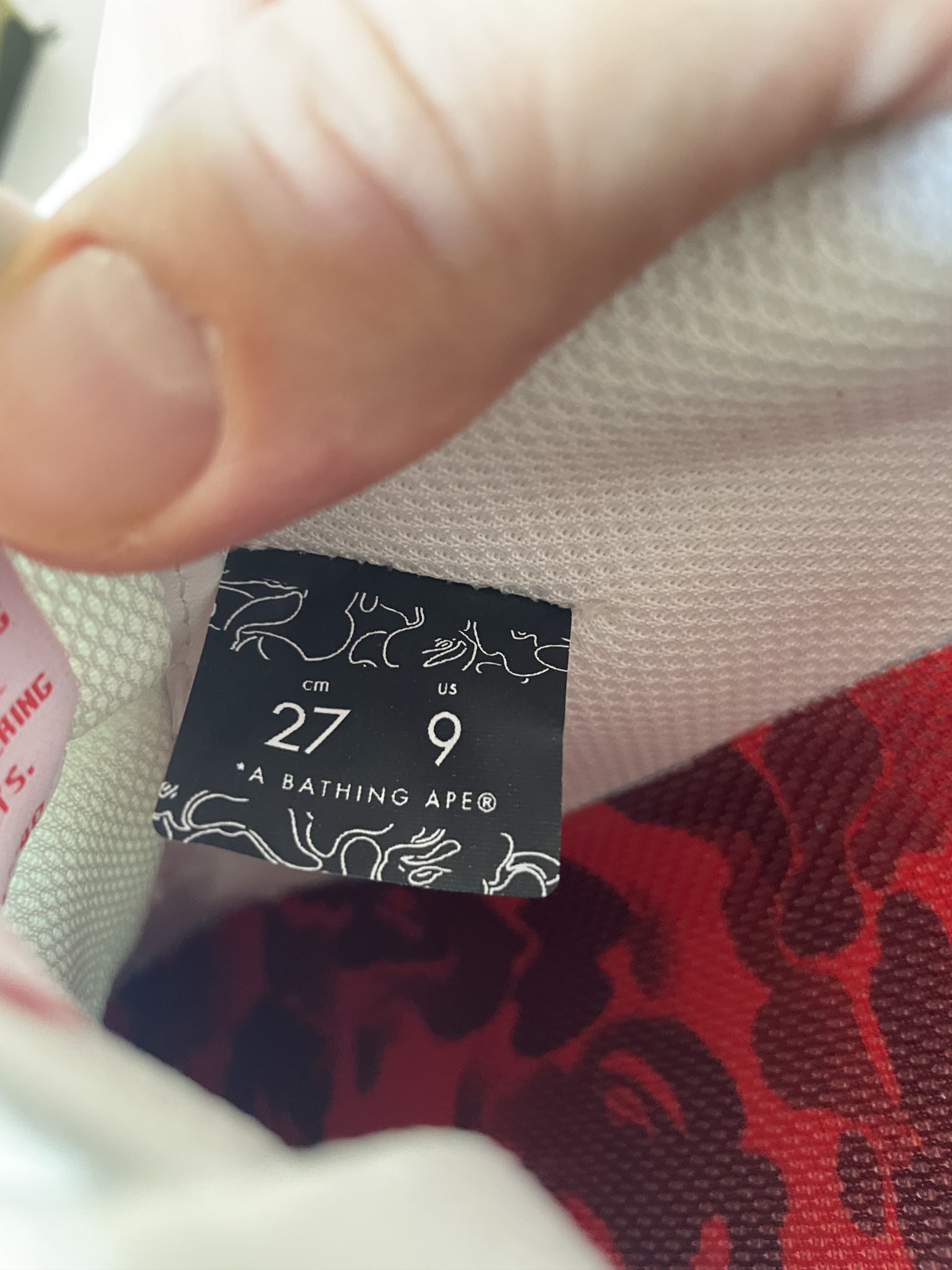 Bape BAPE CHINA 13th ANNIVERSARY SK8STA Size US 9 / EU 42 - 9 Thumbnail
