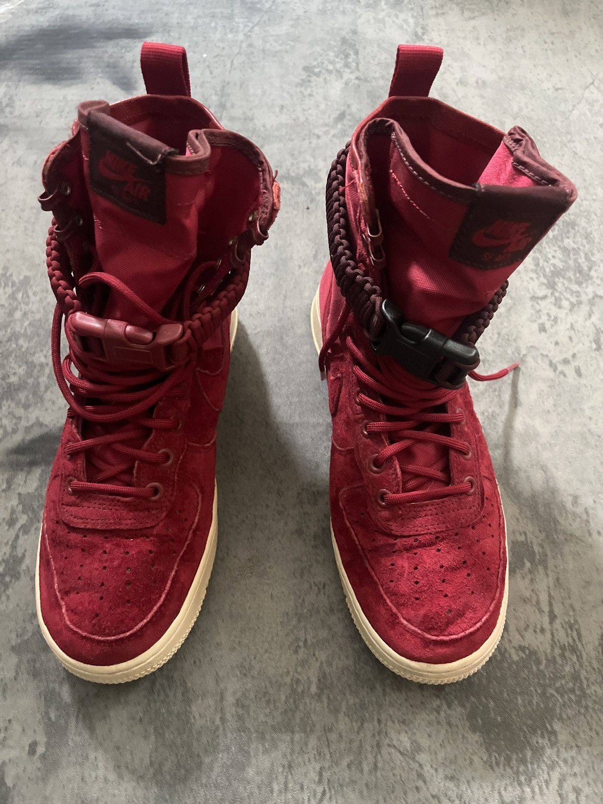 Nike Nike SF Air Force 1 High “Red Crush “ (No Box) Size US 9 / IT 39 - 3 Thumbnail