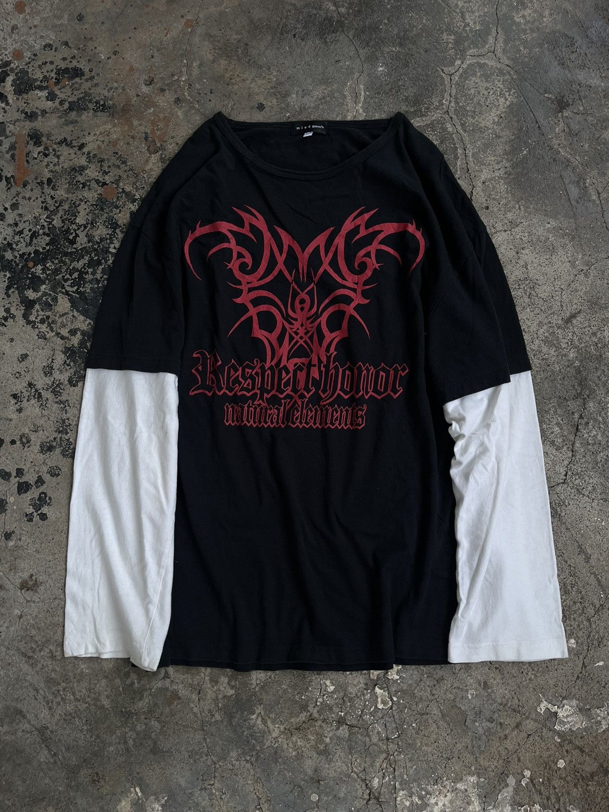 Isamu Katayama Backlash RESPECT HONOR JAPENESE TRIBAL GOTHIC POEM SEDITIONARIES PUNK Size US XXL / EU 58 / 5 - 1 Thumbnail