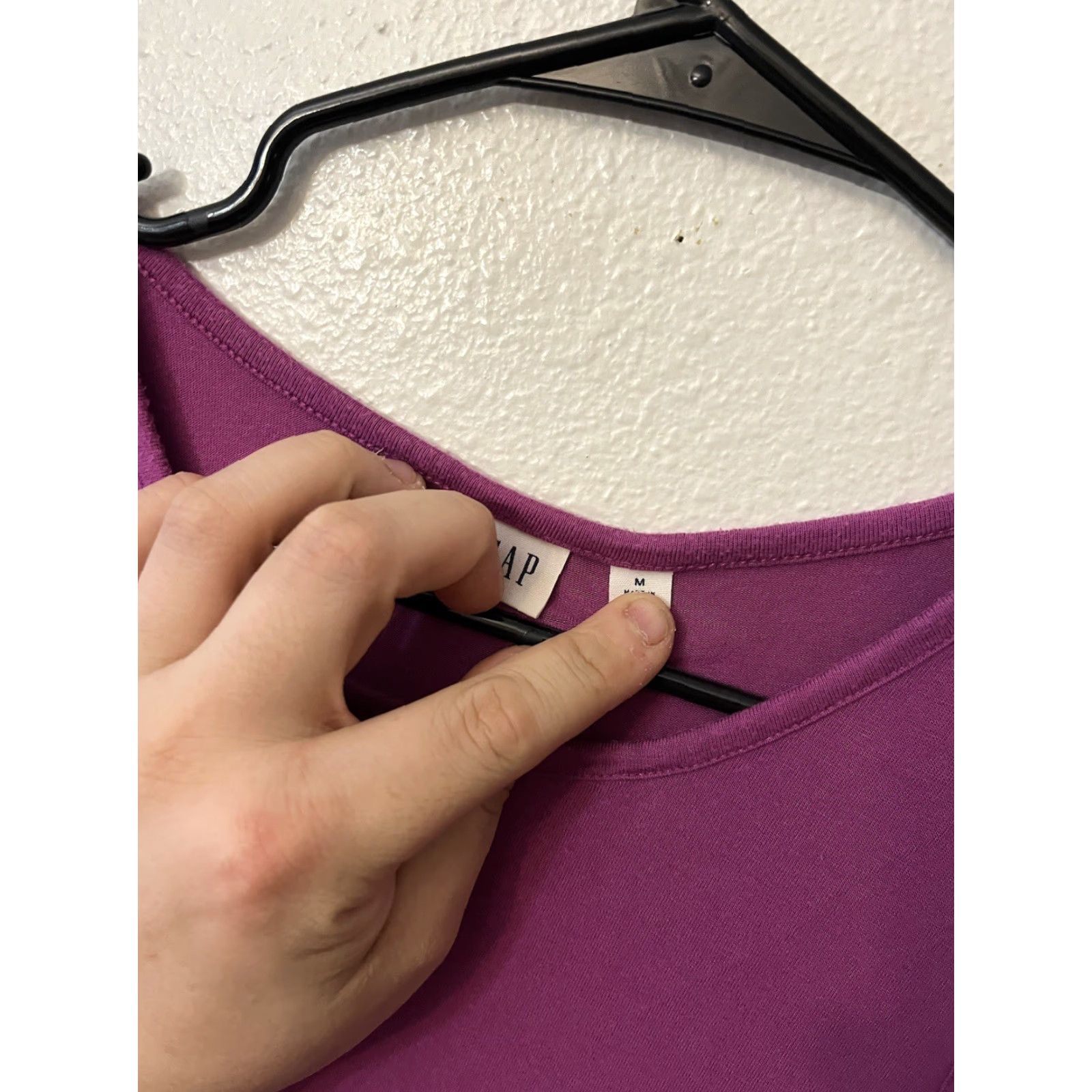 Gap Gap Dress Women's M Purple Sleeveless Round Neck Rayon Pullover Vintage No Size M / US 6-8 / IT 42-44 - 2 Thumbnail