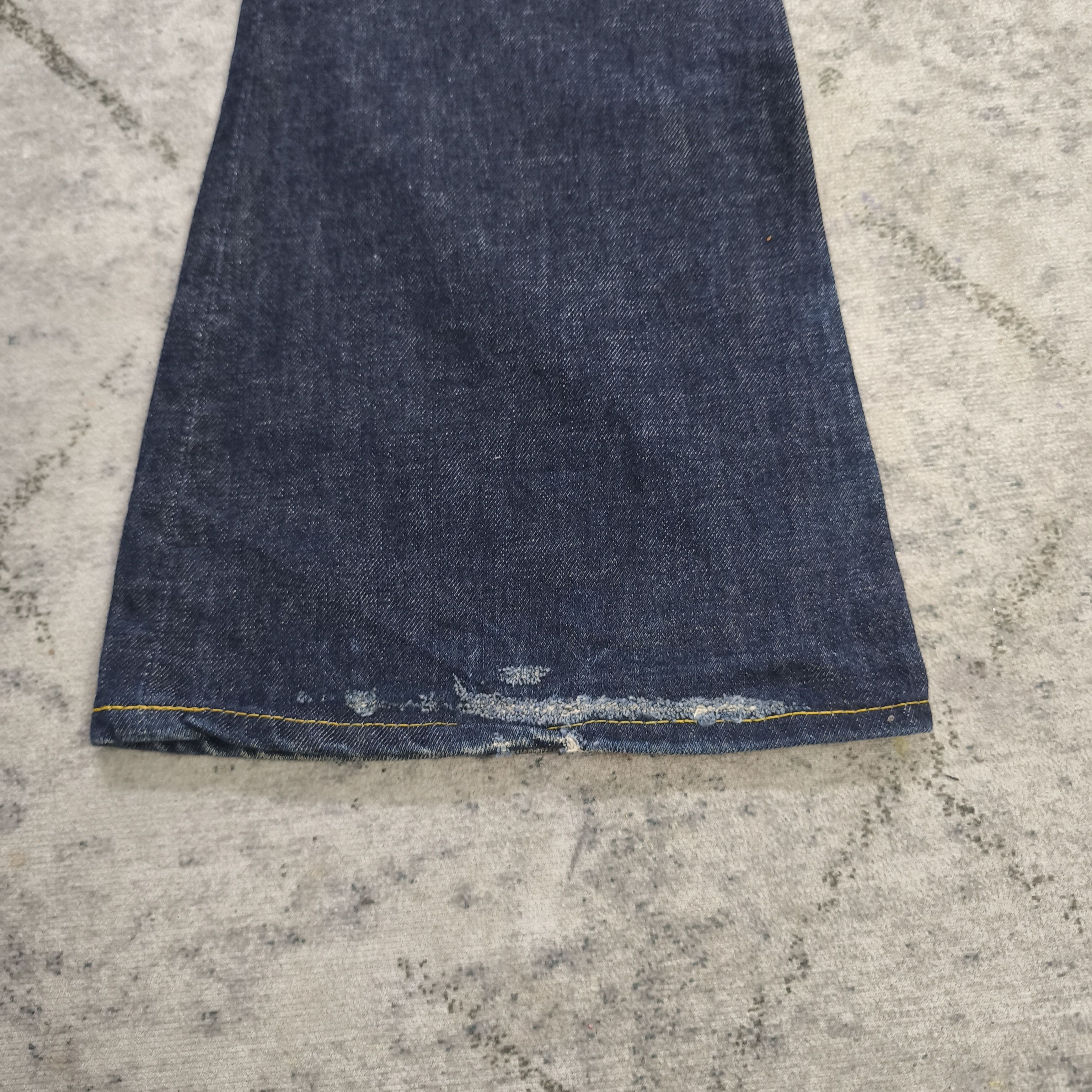 If Six Was Nine × Japanese Brand 🔥 FLARE 🔥 Alchemist Fab Four & Co Skull Denim Size US 32 / EU 48 - 7 Thumbnail