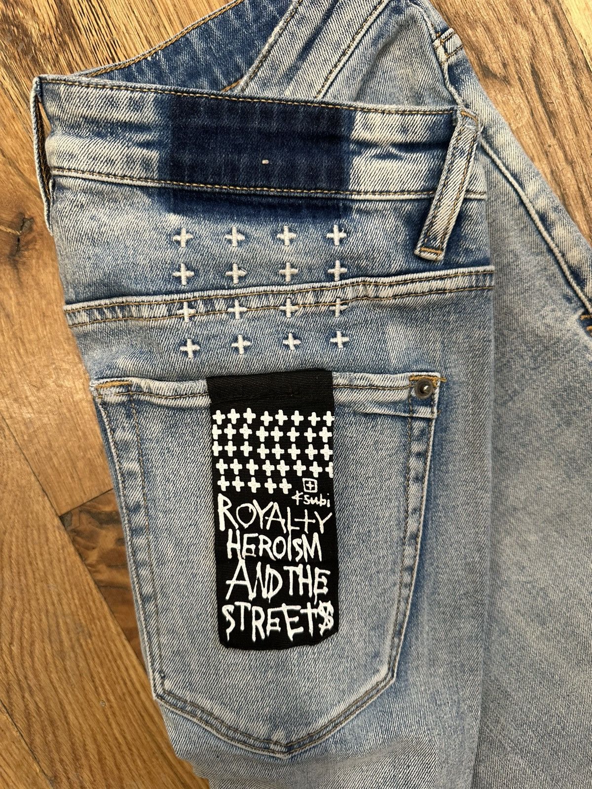 Ksubi Ksubi Zipper Flare Plain Blue Denim Jeans Size 30 Size US 30 / EU 46 - 4 Thumbnail