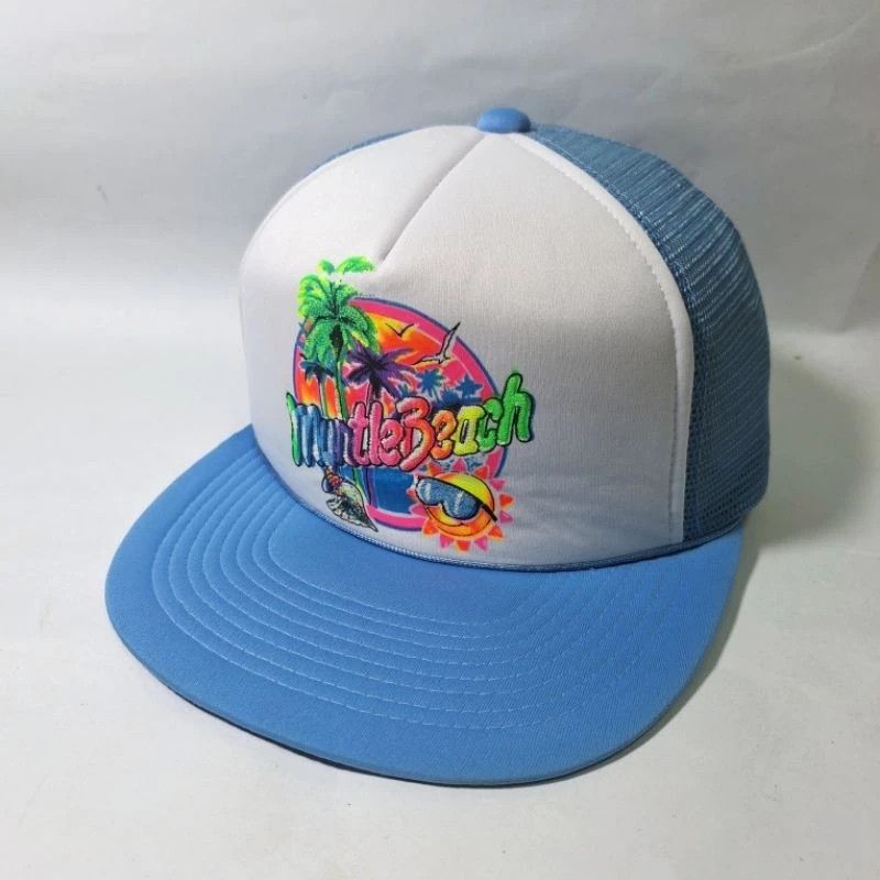 Vintage Muntlebeach Original Vintage Trucker Hat Snapback Size ONE SIZE - 3 Thumbnail