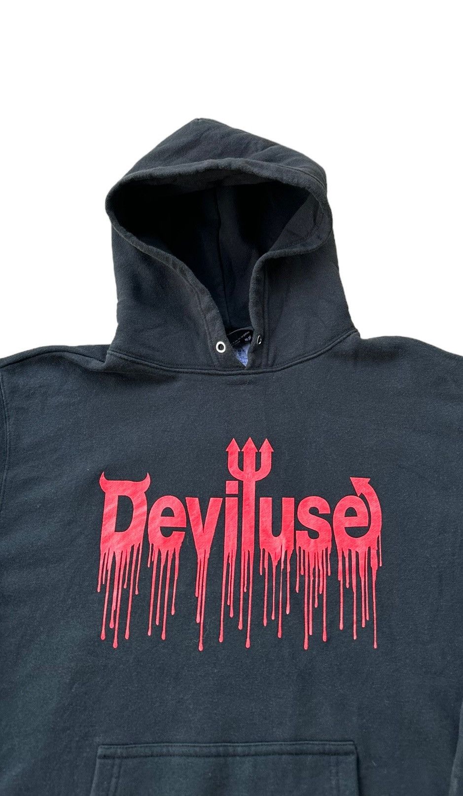 Japanese Brand Vintage Deviluse pullover hoodies Size US L / EU 52-54 / 3 - 2 Thumbnail