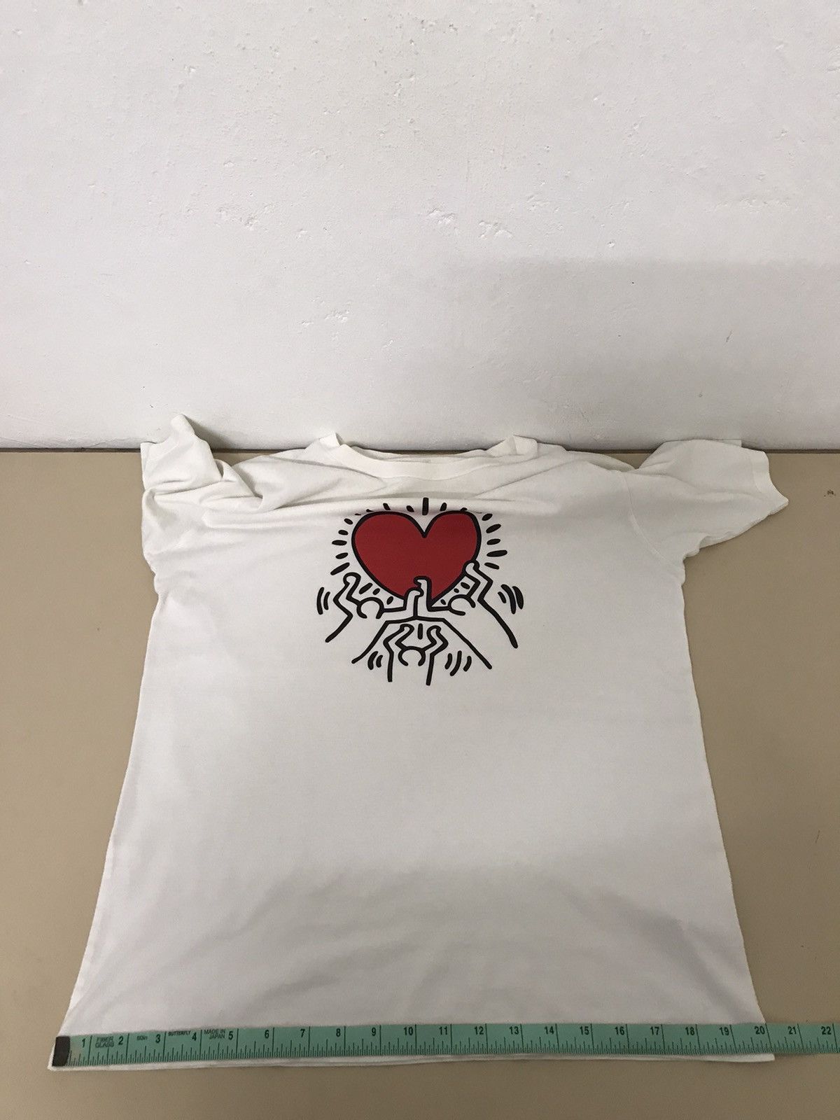 Japanese Brand Y2K Uniform Experiment x Keith Haring Fragment Graphic Tees Size US M / EU 48-50 / 2 - 10 Thumbnail