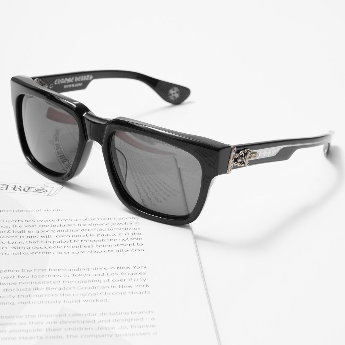 Chrome Hearts CHROME HEARTS BOX OFFICER BLACK SUNGLASSES Size ONE SIZE - 2 Thumbnail