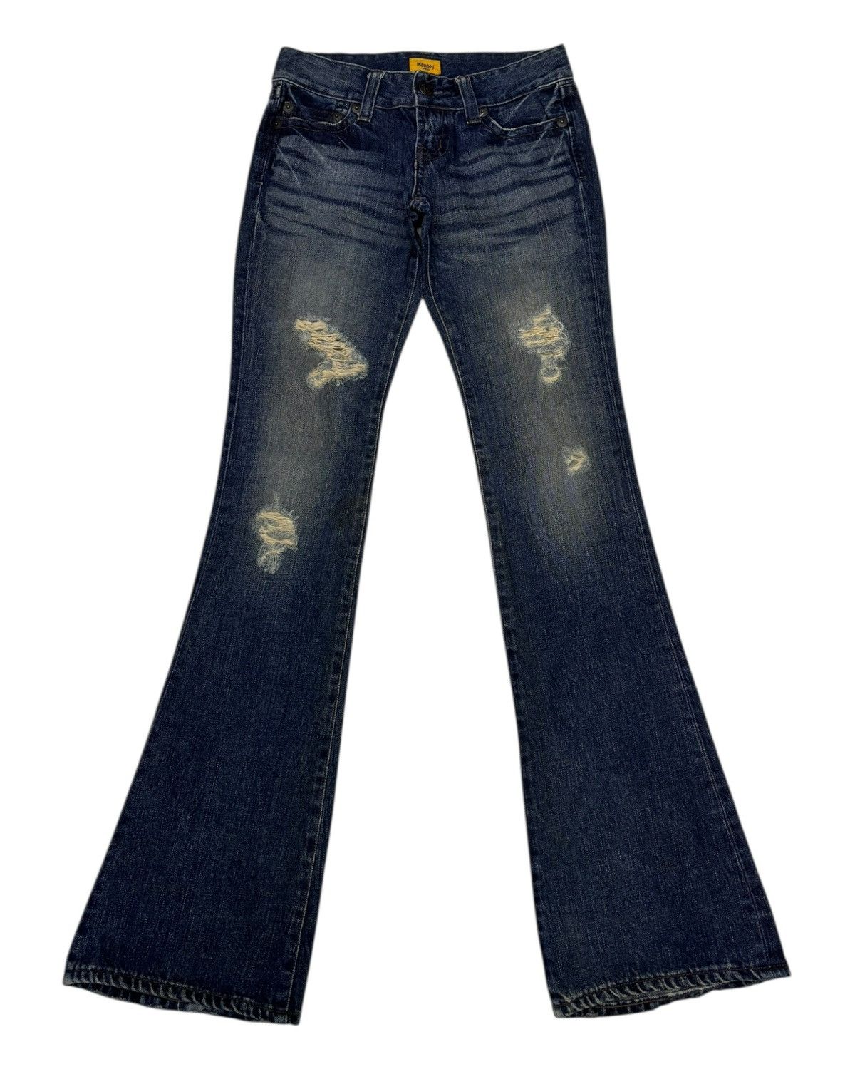 If Six Was Nine × Le Grande Bleu (L.G.B.) × MOUSSY Flare Jeans IfSixWasNine Lgb Style Moussy Denim Bootcut Jean Size 27" / US 4 / IT 40 - 1 Thumbnail