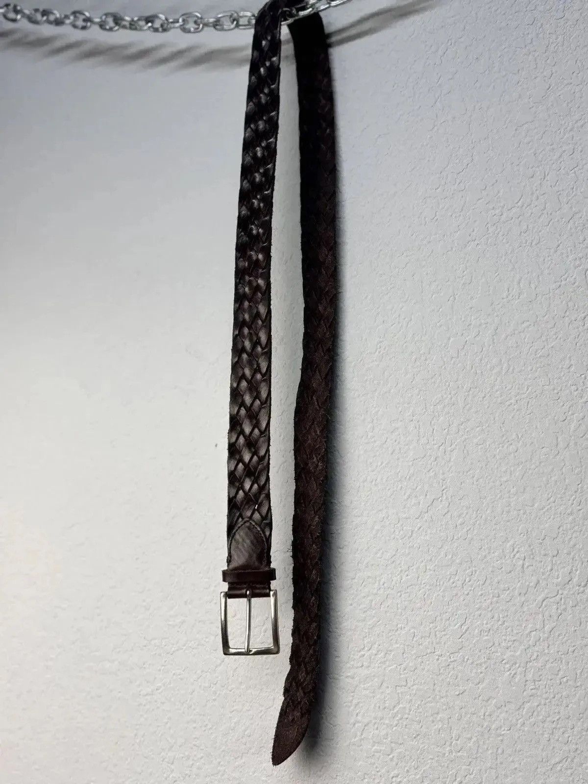 Designer × Vintage VINTAGE PYTHON GOTHIC LEATHER BELT RICK OWENS STYLE Size ONE SIZE - 6 Thumbnail