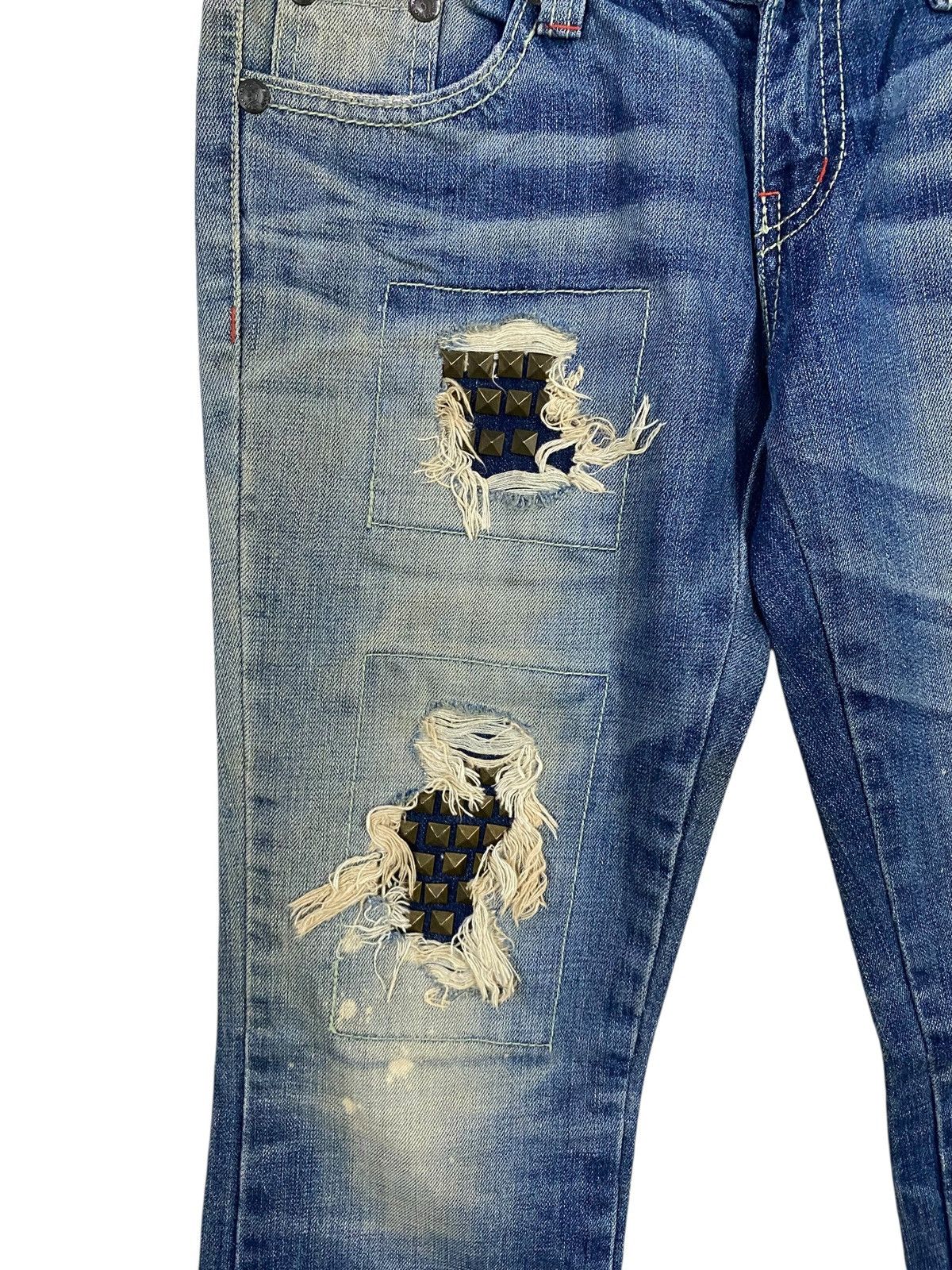 Japanese Brand Maraxia japanase brand distressed denim very rare Size US 31 - 4 Thumbnail