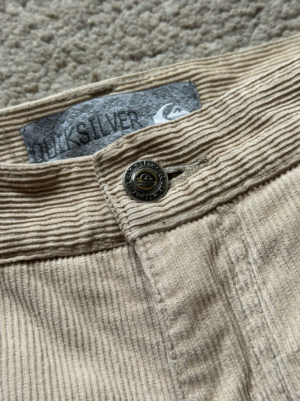 Quiksilver 1990s Quiksilver Corduroy Baggy Cargo Pant Size US 32 / EU 48 - 6 Thumbnail