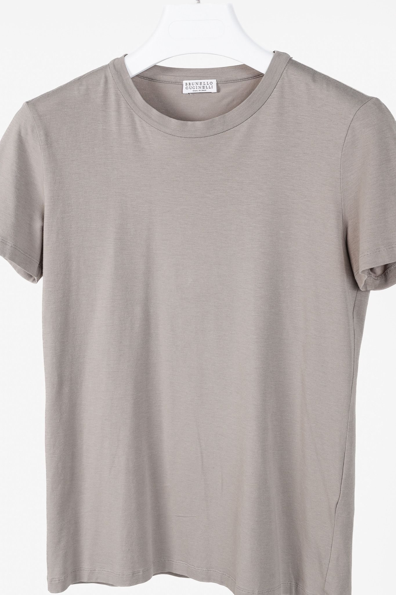 Brunello Cucinelli Brunello Cucinelli SS/16 Cotton Jersey Monili-Bead T-Shirt Size XL / US 12-14 / IT 48-50 - 3 Thumbnail