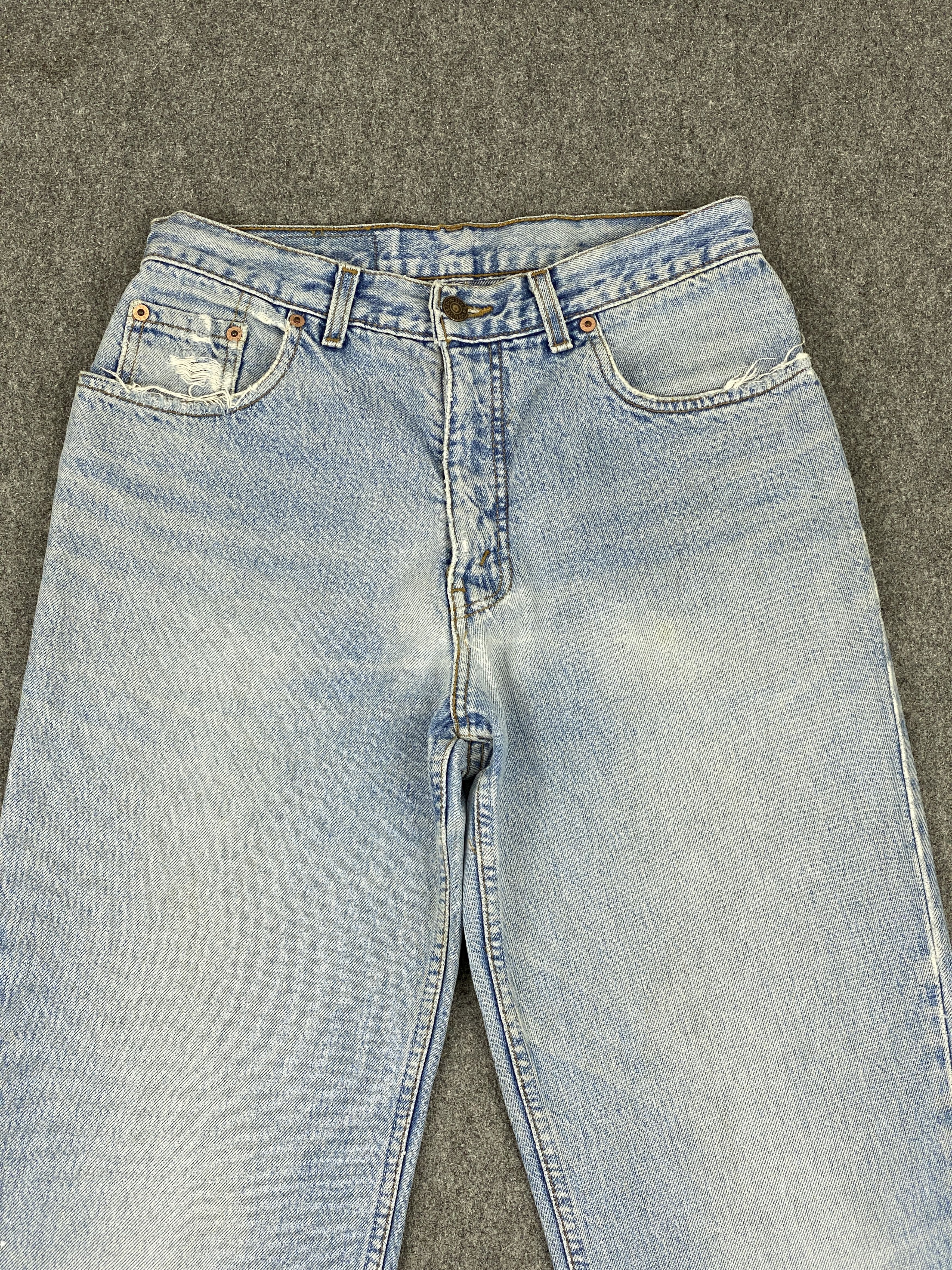 Levi's Vintage 90s Levis Orange Tab Splatter Painter Jeans S0025 Size US 28 / EU 44 - 2 Thumbnail