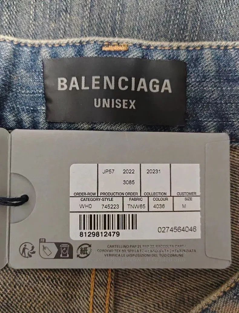 Balenciaga Balenciaga 24FW Graffiti Denim Jeans. Size US 28 / EU 44 - 4 Thumbnail