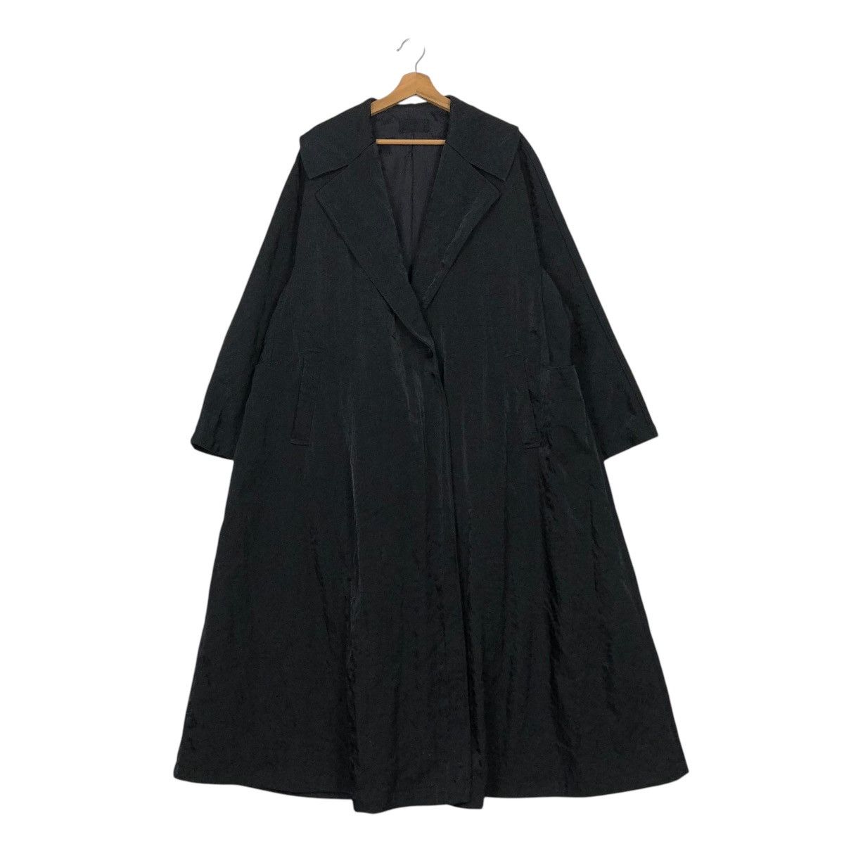 Japanese Brand 🔥ROCH BLACK LONG JACKET OVERSIZED HOMMA JAPAN ISSEY MIYAKE Size US M / EU 48-50 / 2 - 1 Thumbnail