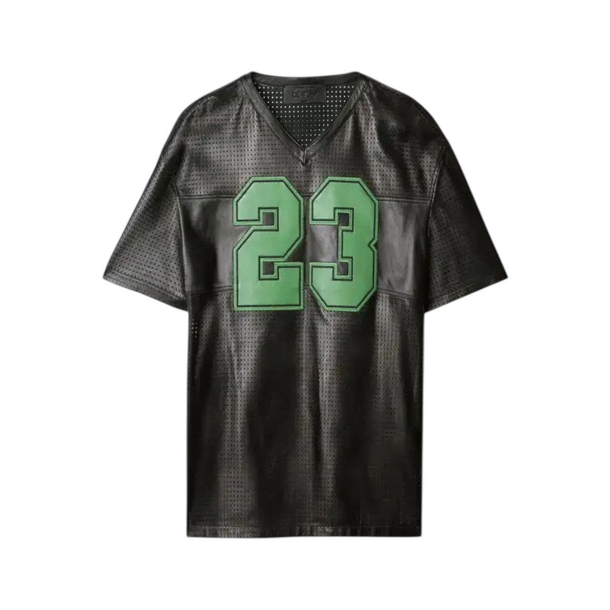 Off-White $2,800 natlover leather mesh jersey Size US XL / EU 56 / 4 - 1 Thumbnail