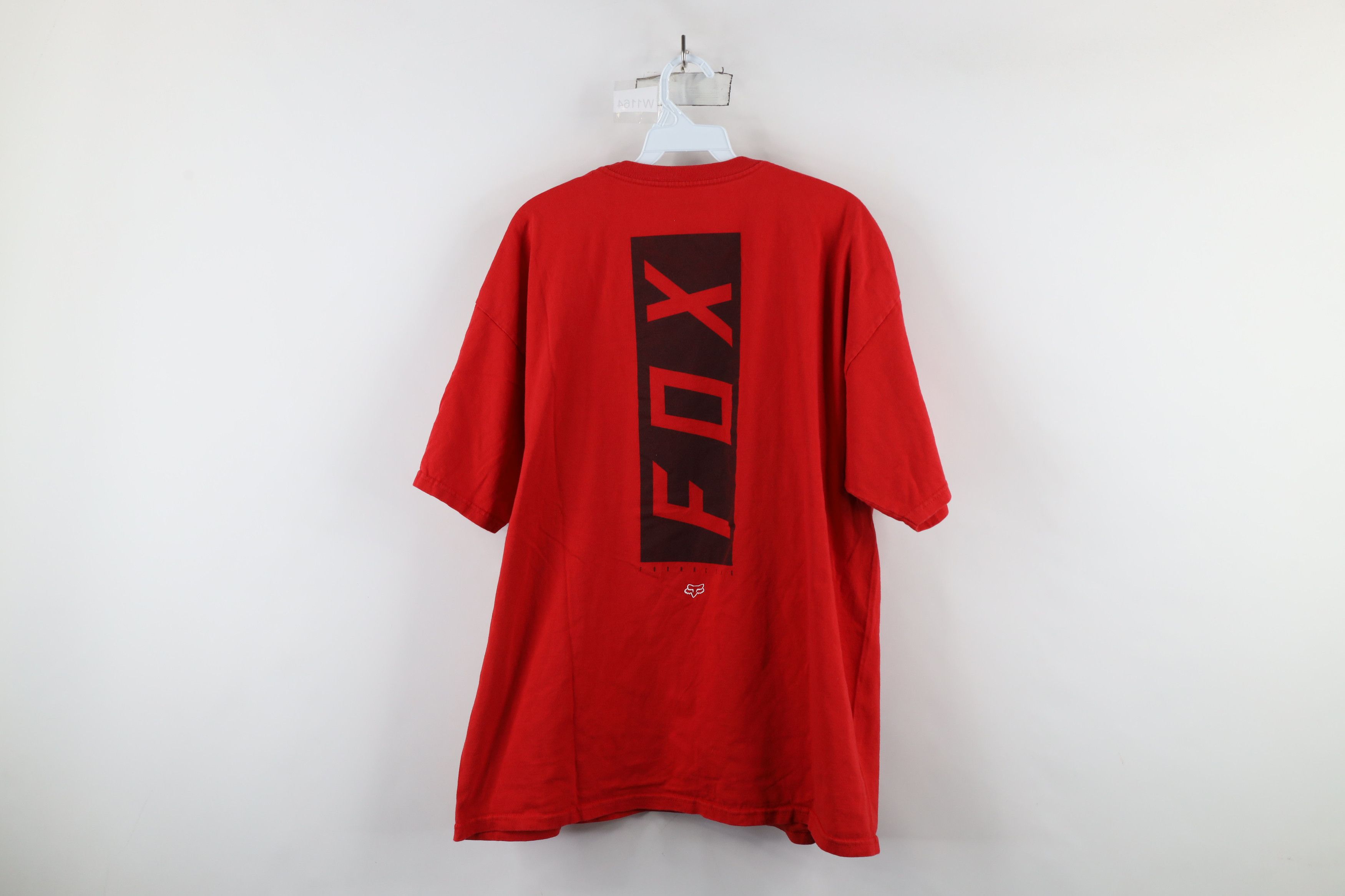 Fox Racing × Vintage Vintage Fox Racing Spell Box Logo Short Sleeve T-Shirt Red Size US XL / EU 56 / 4 - 11 Thumbnail