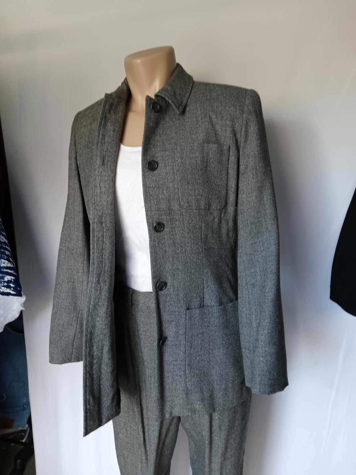 Chaps Ralph Lauren Chaus Women's Gray Suit Set Size L / US 10 / IT 46 - 2 Thumbnail
