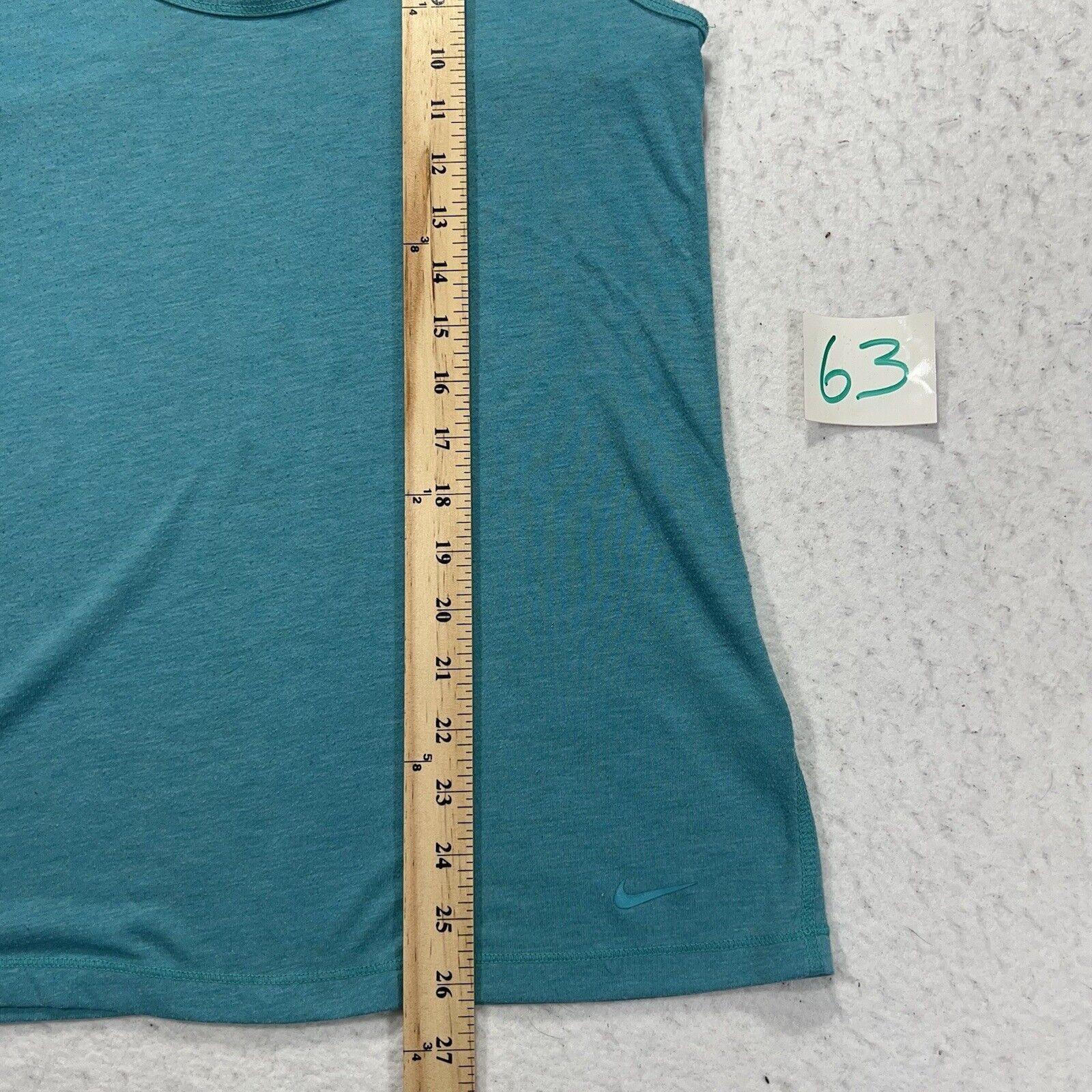 Nike Nike Dri Fit Blue Racerback Athletic Tank Top Size S / US 4 / IT 40 - 8 Thumbnail