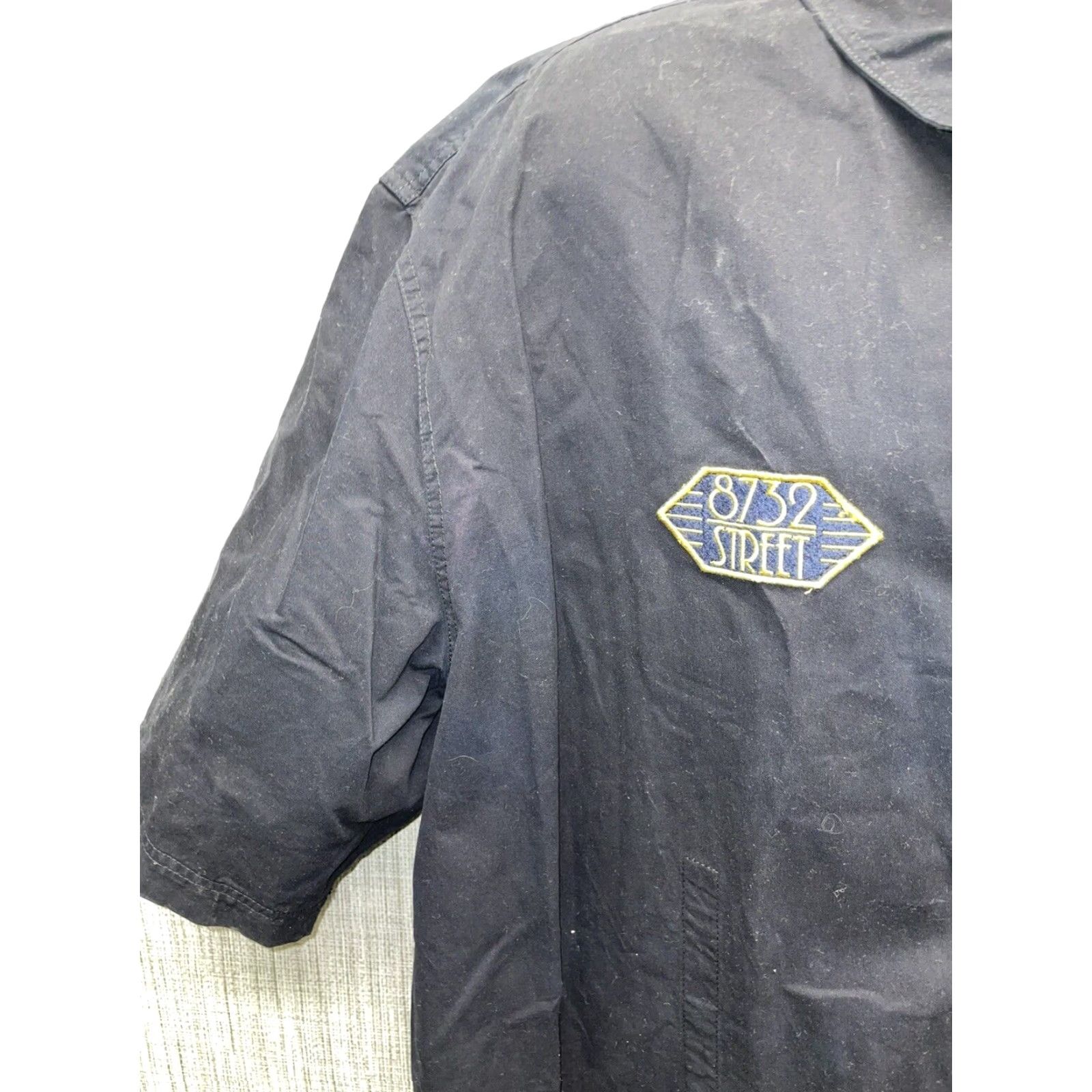 Vintage VINTAGE Eight 732 Black Button-Down Shirt Mens 4XL Short Sleeve Clothing Size US XXL / EU 58 / 5 - 6 Thumbnail