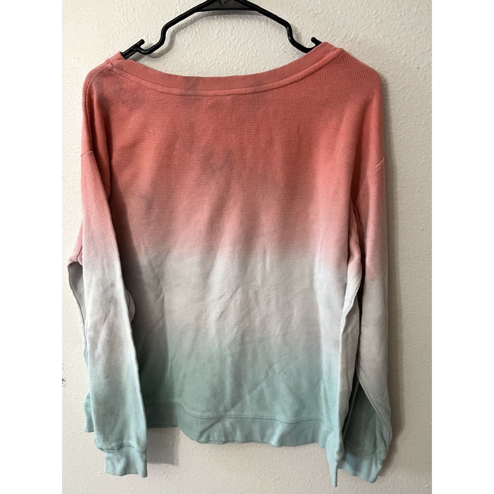Splendid Splendid Women's Sweatshirt Size L Multicolor Ombre Long Sleeve Pullover Fun Size L / US 10 / IT 46 - 2 Thumbnail