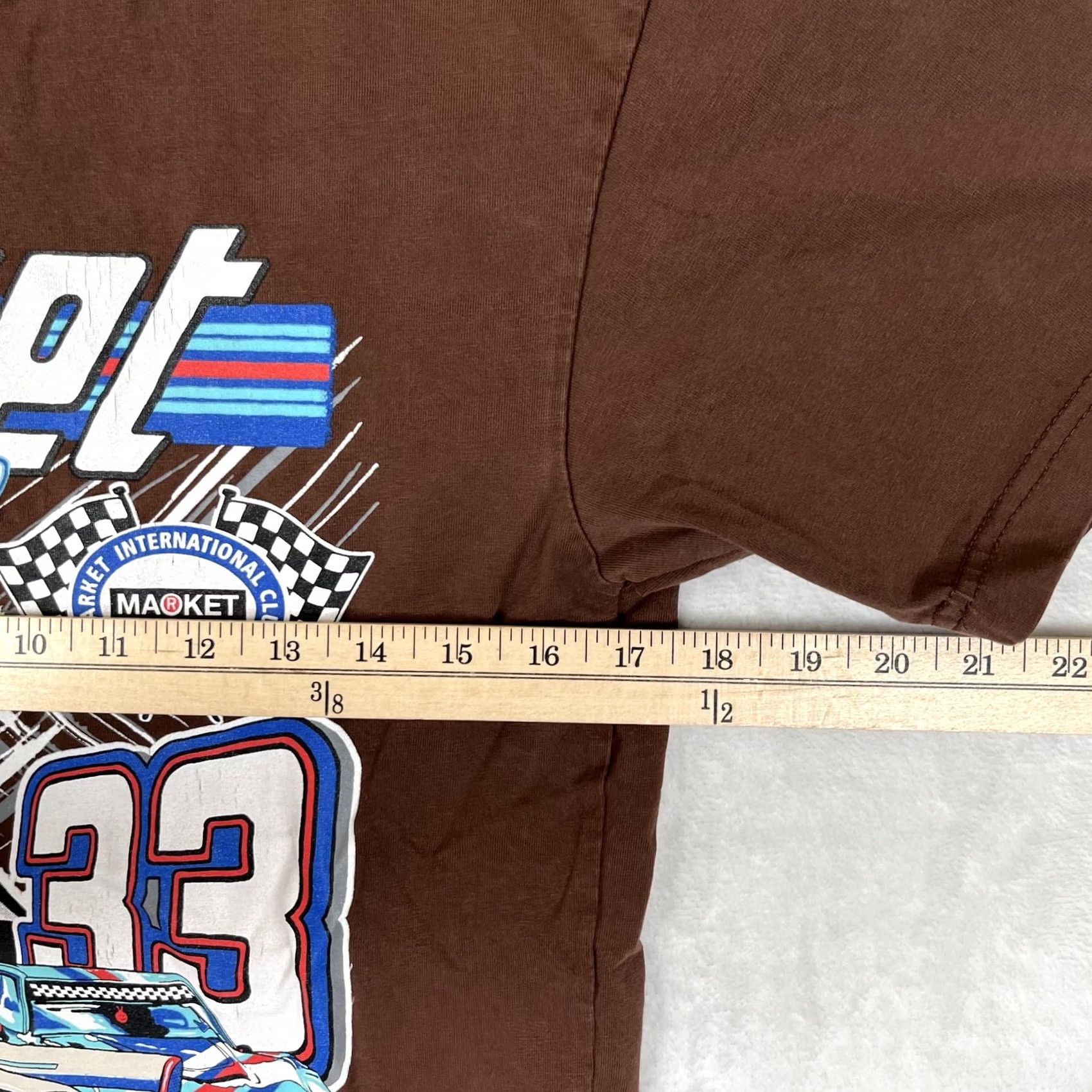 Vintage Chinatown Market T-Shirt Mens Small Brown Racing Cars Graphic Print Crew Neck Short Sleeve Size US S / EU 44-46 / 1 - 5 Thumbnail