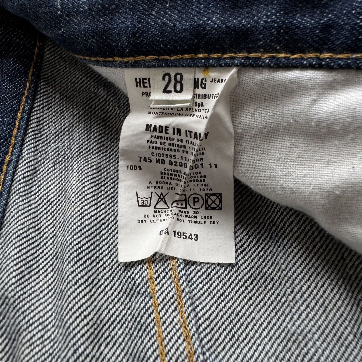 Helmut Lang Helmut Lang 1999 Relaxed Cut Vintage Stained Denim Size US 30 / EU 46 - 10 Thumbnail