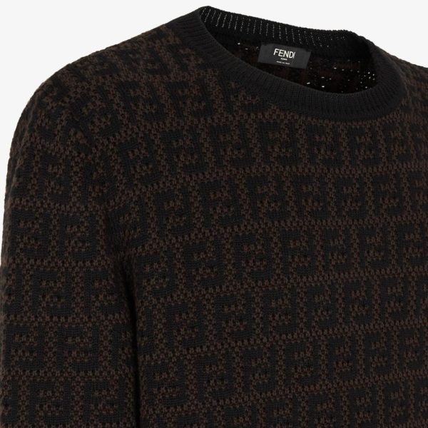 Fendi o1s1wg111224 Regular-Fit Sweater in Brown Size US S / EU 44-46 / 1 - 3 Thumbnail