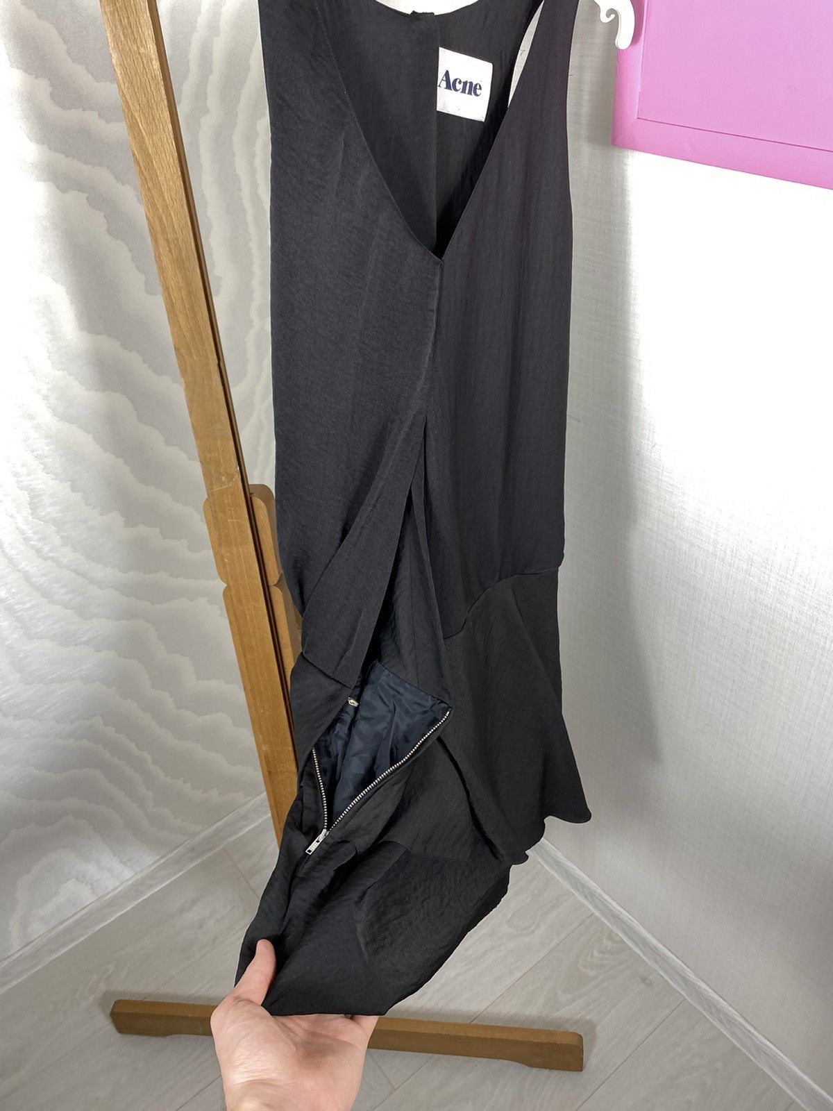 Acne Studios Acne Satin Asymmetrical Dress Size M / US 6-8 / IT 42-44 - 6 Thumbnail