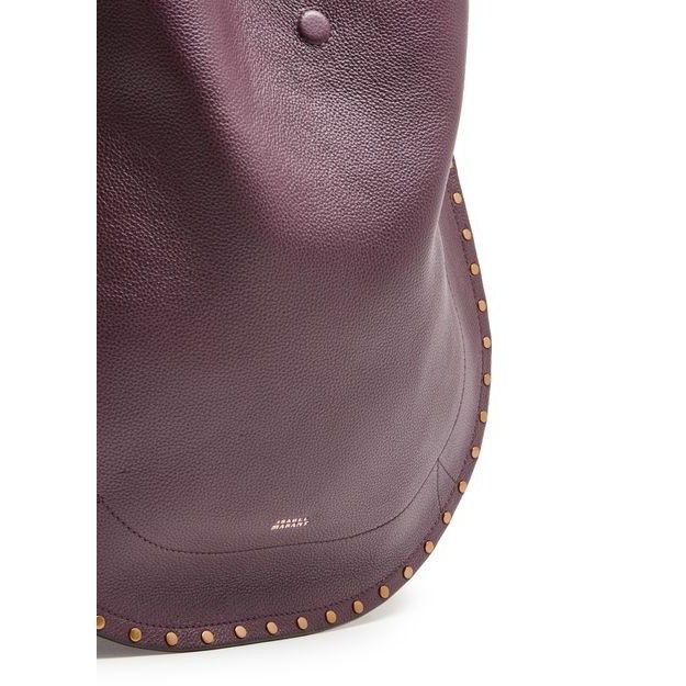Isabel Marant Isabel Marant Oskan Hobo Sof Burgundy Red Leather Shoulder B Size ONE SIZE - 5 Thumbnail