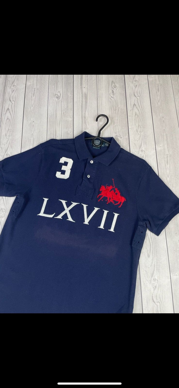 Polo Ralph Lauren Vintage polo ralph lauren big logo size M navy Size US M / EU 48-50 / 2 - 3 Thumbnail