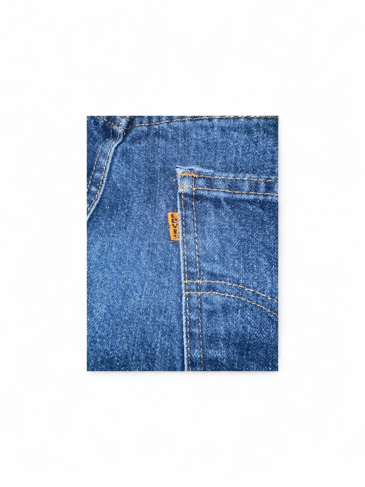 Levi's 1970s-1980s Orange Tab Levi Vintage Jeans 646 Bell Bottom. Size US 33 - 3 Thumbnail