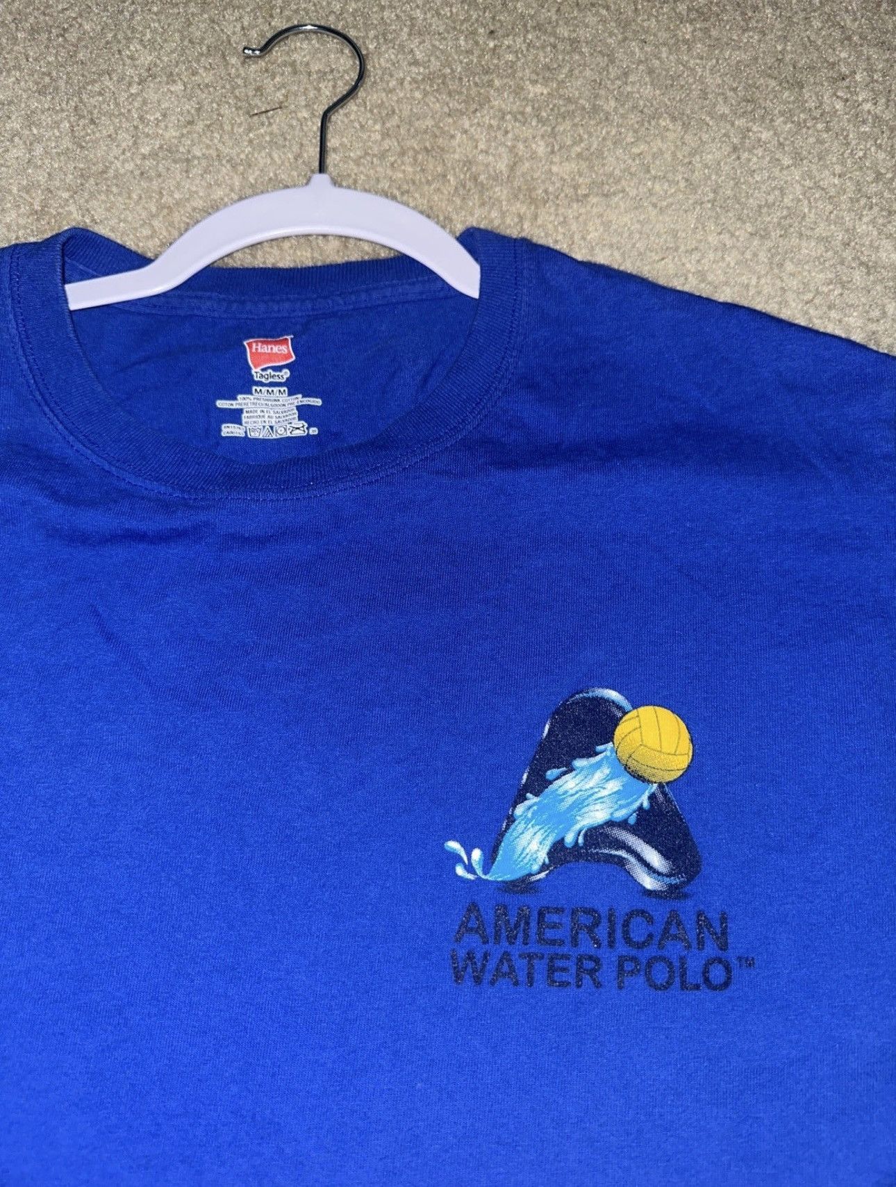 Hanes American Water Polo T-shirt Size US M / EU 48-50 / 2 - 2 Thumbnail