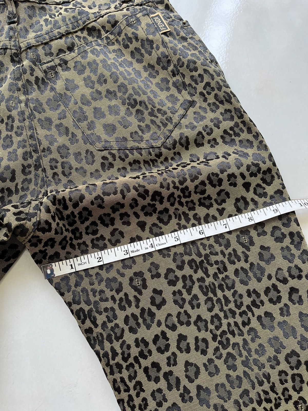 Fendi Vintage Fendi Leopard Pants Size 27" / US 4 / IT 40 - 9 Thumbnail