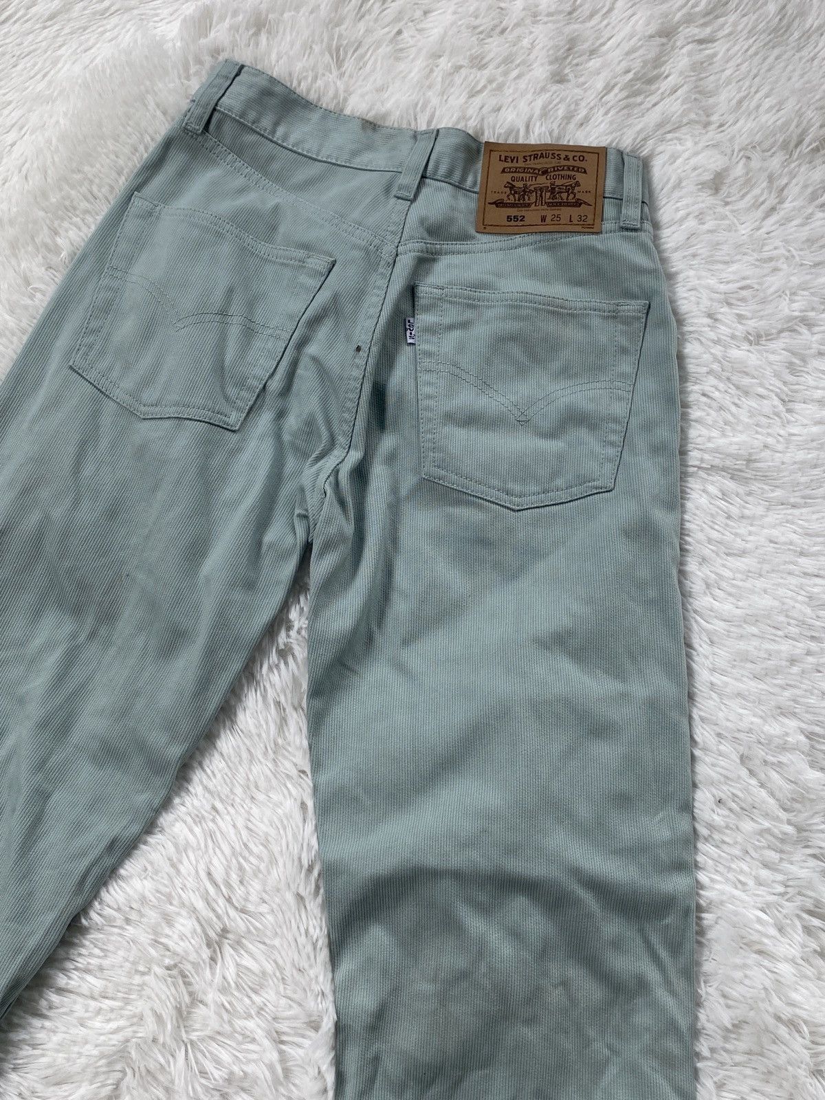 Levi's 🔥OFFER NOW🔥Vintage Levi’s 552 White Tab Denim Size 25" / US 0 / IT 36 - 9 Thumbnail