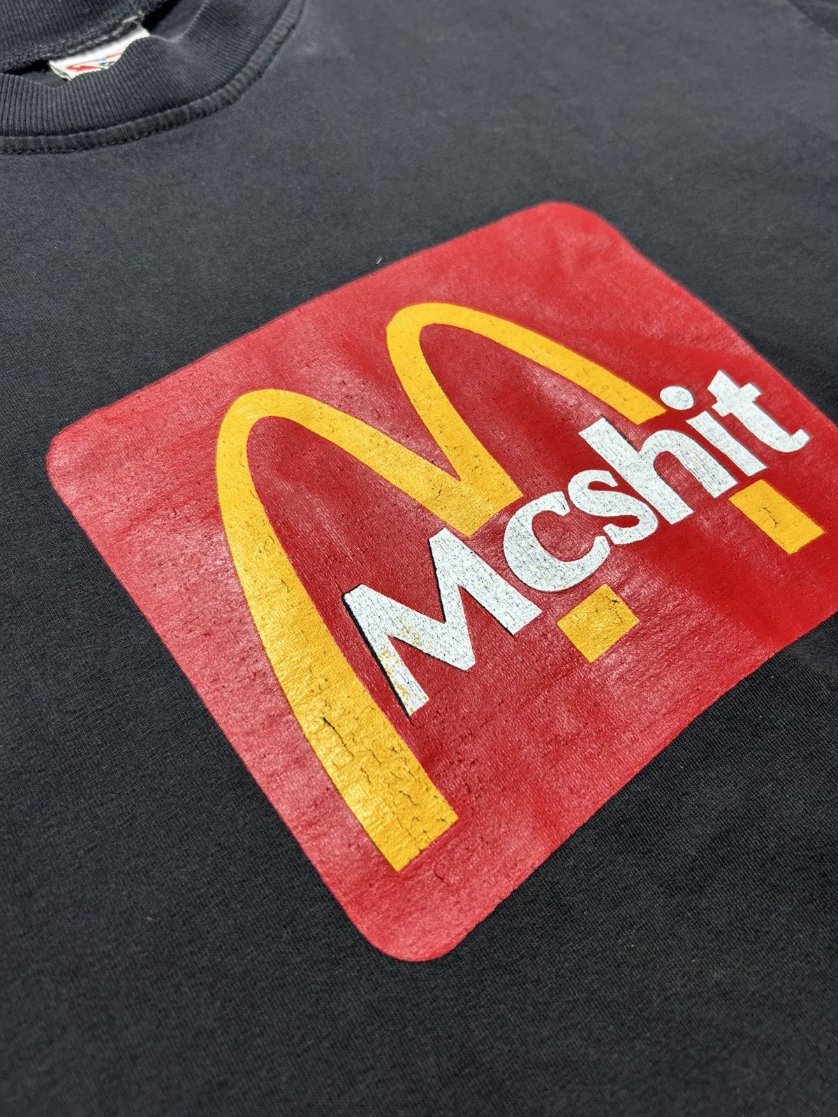 Vintage Vintage Mcshit Humor Parody T-Shirt Size XL Size US XL / EU 56 / 4 - 7 Thumbnail