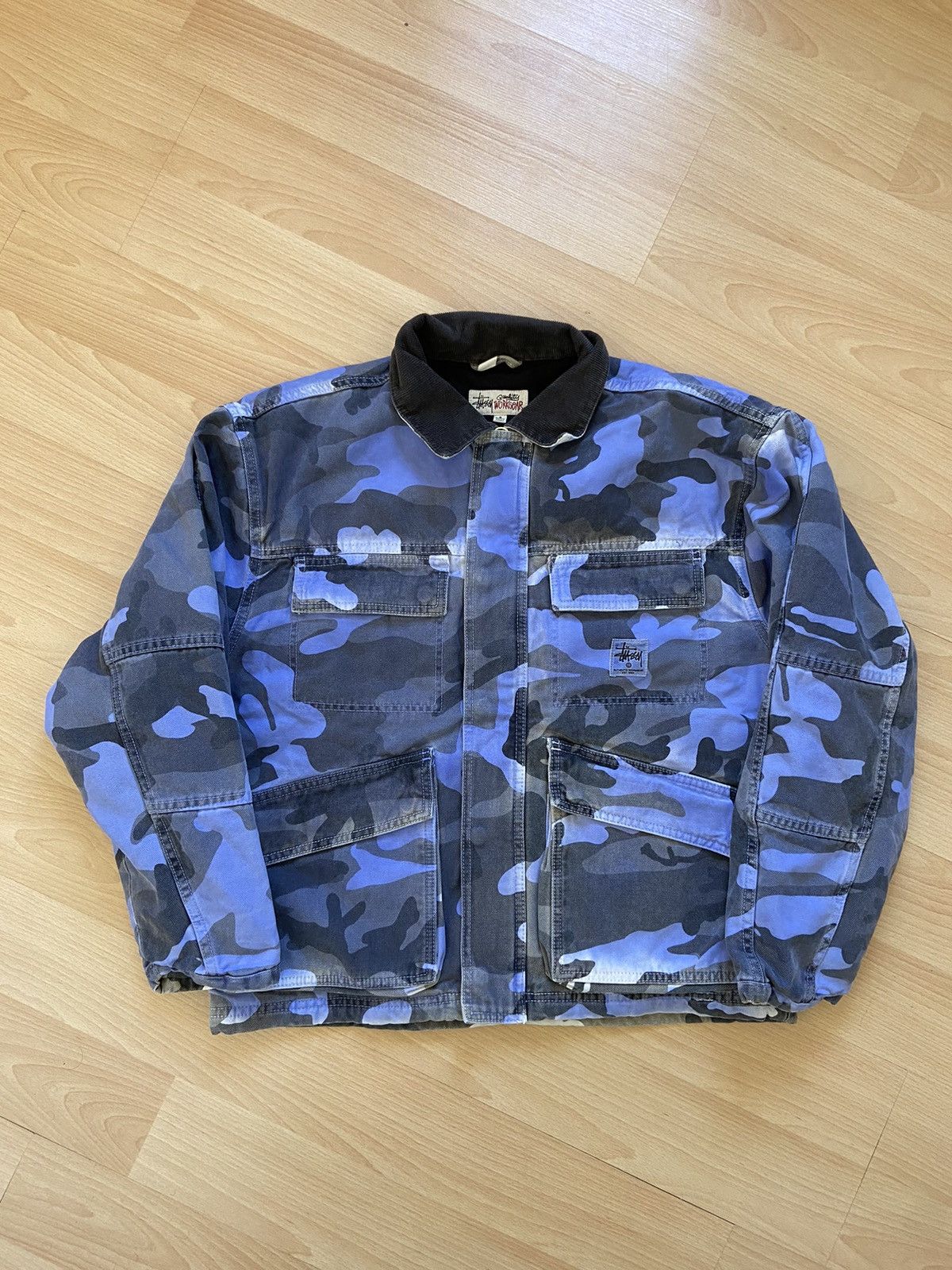 Hypebeast × Stussy STUSSY ALFONSO CANVAS SHOP JACKET | Grailed