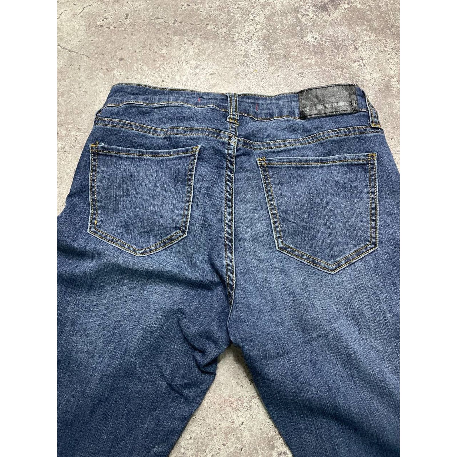 Vintage Vintage T. Peak Skinny Fit Blue Stretch Jeans Size M Size 29" - 6 Thumbnail