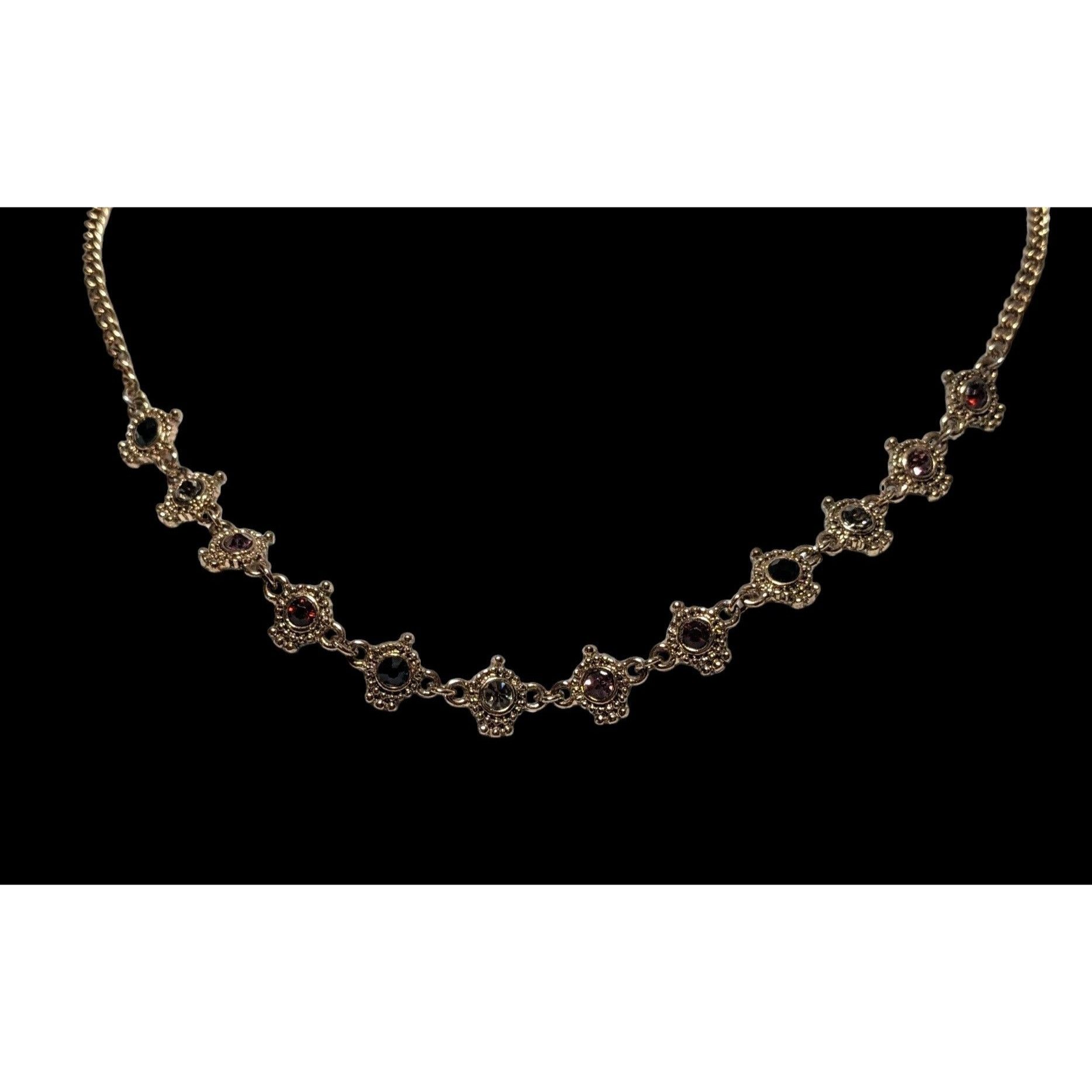 Other Dainty Rainbow Rhinestone Necklace Size ONE SIZE - 3 Thumbnail