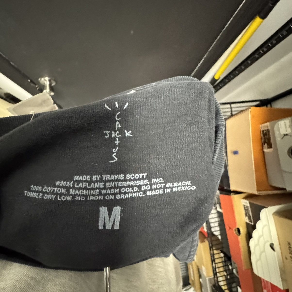 Travis Scott Travis Scott Nightshow Match Tee Black Size US M / EU 48-50 / 2 - 2 Thumbnail