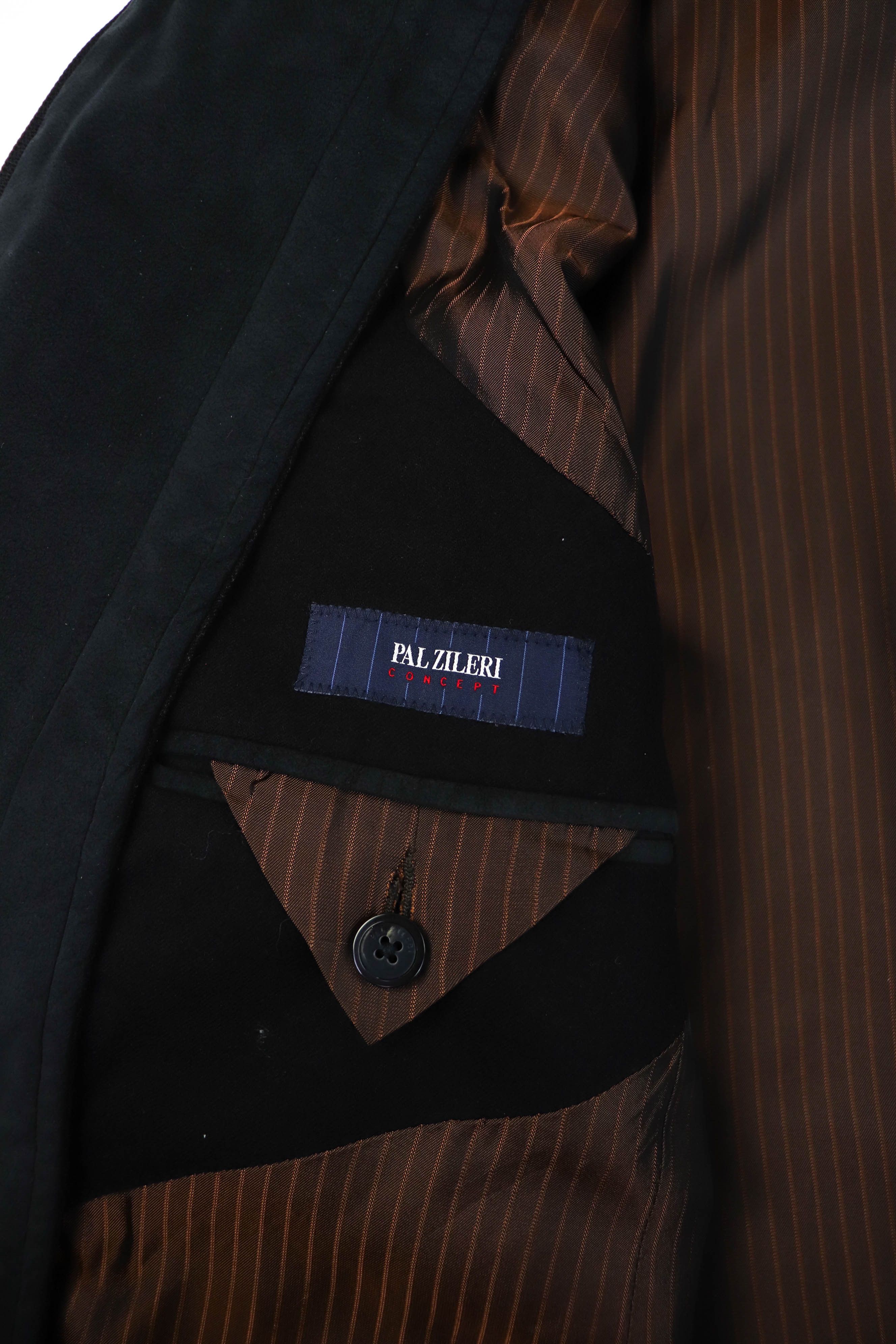 Pal Zileri PAL ZILERI Concept Black Wool Sport Coat Blazer Jacket Size 48R - 21 Thumbnail