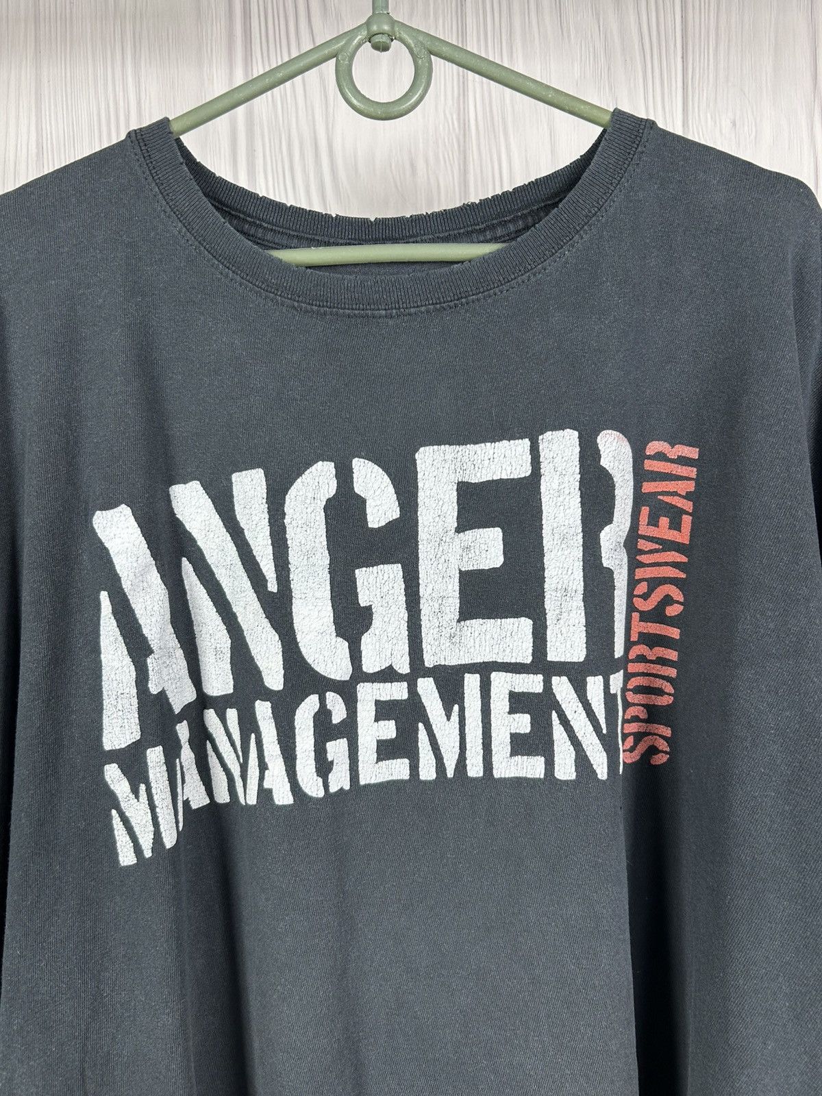 Band Tees Vintage Anger Management The Gym Is My Bitch Distressed Tee Size US XXL / EU 58 / 5 - 5 Thumbnail