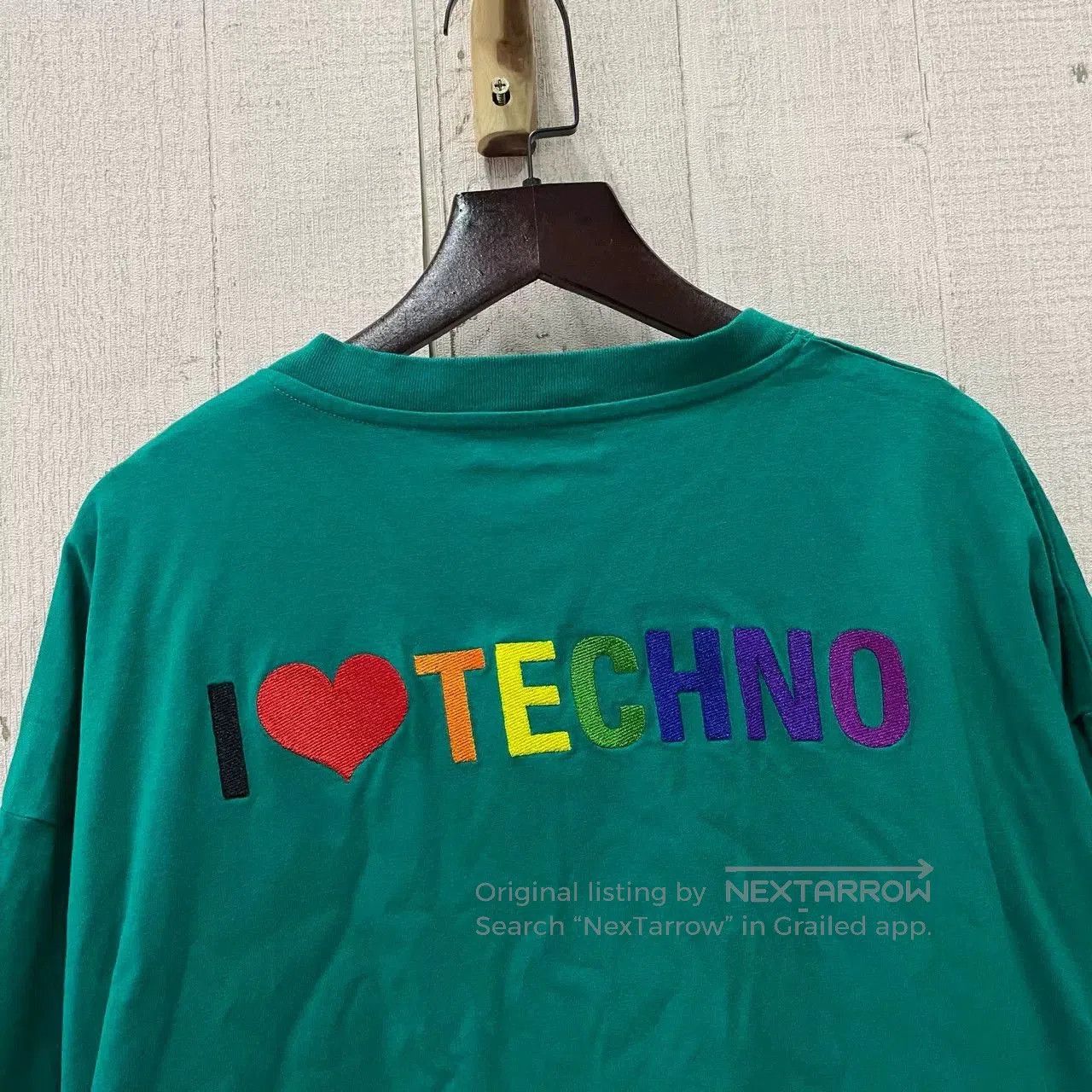 Balenciaga balenciaga i love techno short sleeve shirt. Size US M / EU 48-50 / 2 - 2 Thumbnail