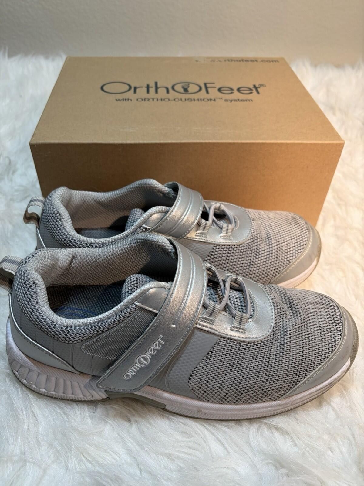 Other Orthofeet Womens 832 Biofit Joelle Shoes Grey Silver 8.5 M Size US 8.5 / IT 38.5 - 1 Thumbnail