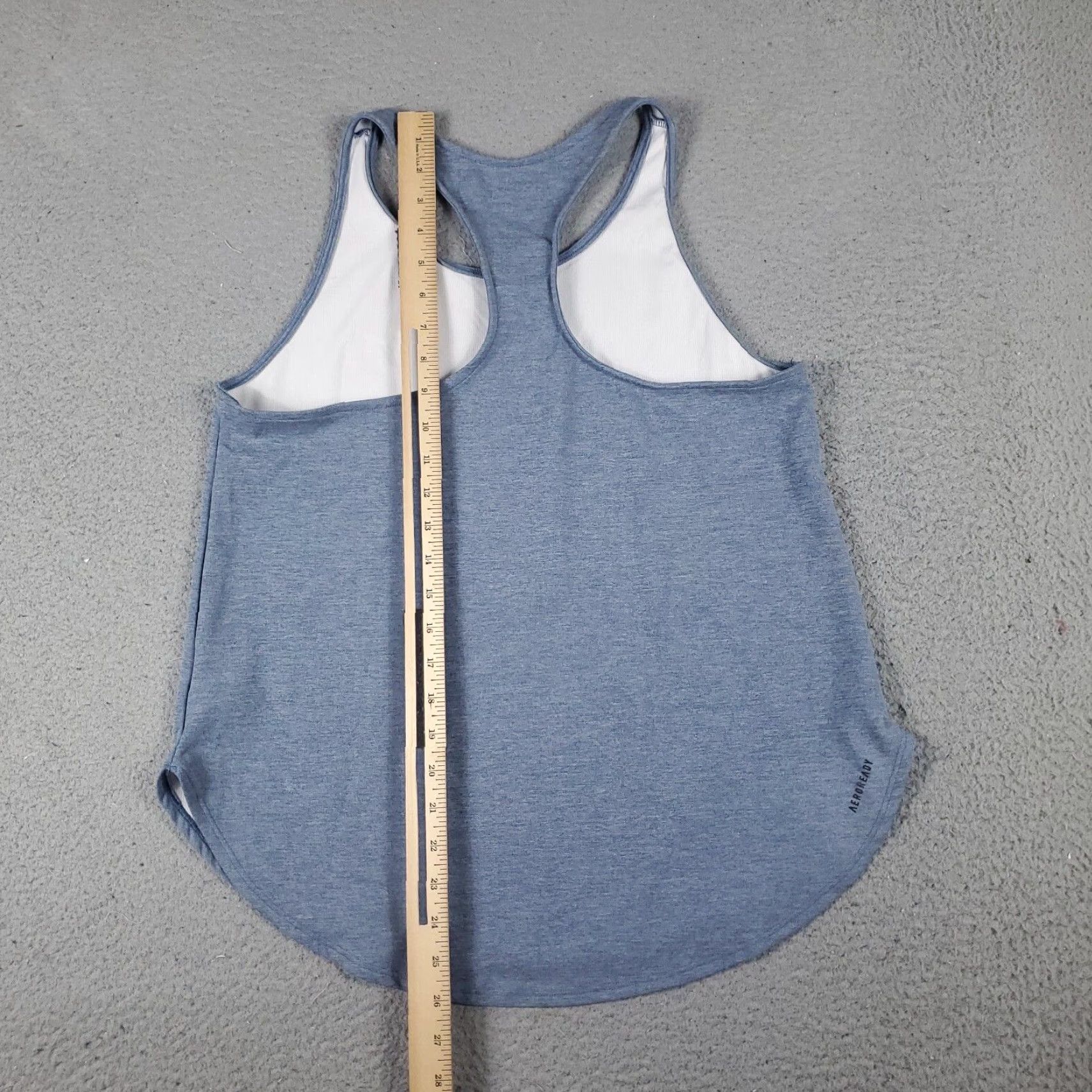 Adidas Adidas Tank Top Shirt Womens Medium Blue Active Running Workout Tank Top Shirt Womens M Blue Adidas Workout Size M / US 6-8 / IT 42-44 - 4 Thumbnail