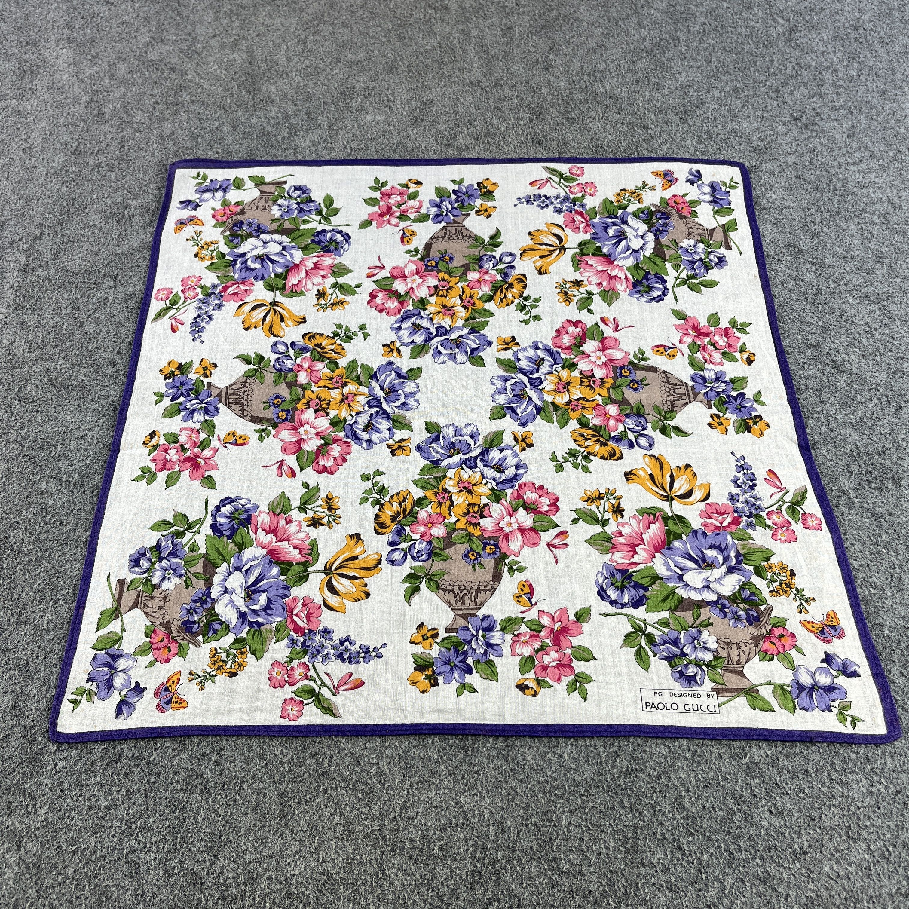 Paolo Gucci Paolo Gucci Handkerchief / Bandana / Neckerchief B082 Size ONE SIZE - 2 Thumbnail