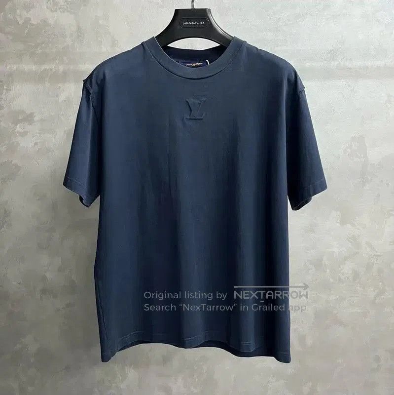Louis Vuitton Louis Vuitton Blue Cotton Men's T-Shirt . Size US L / EU 52-54 / 3 - 1 Thumbnail