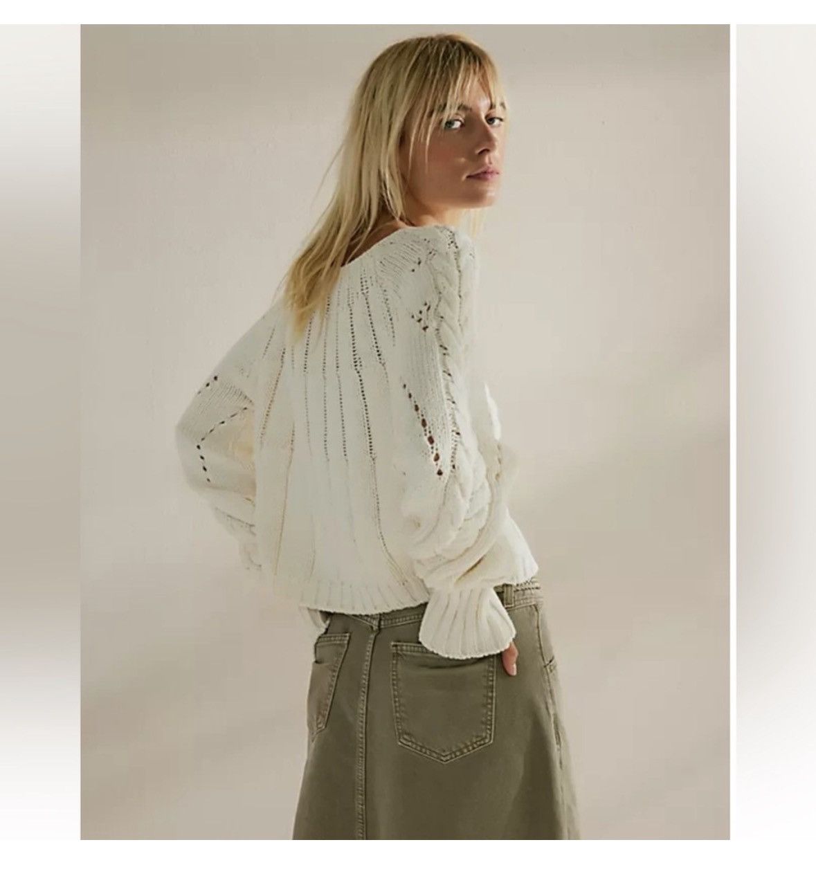Free People 🎉LAST PIECE🎉Free people Sandre Pullover Size M / US 6-8 / IT 42-44 - 2 Thumbnail