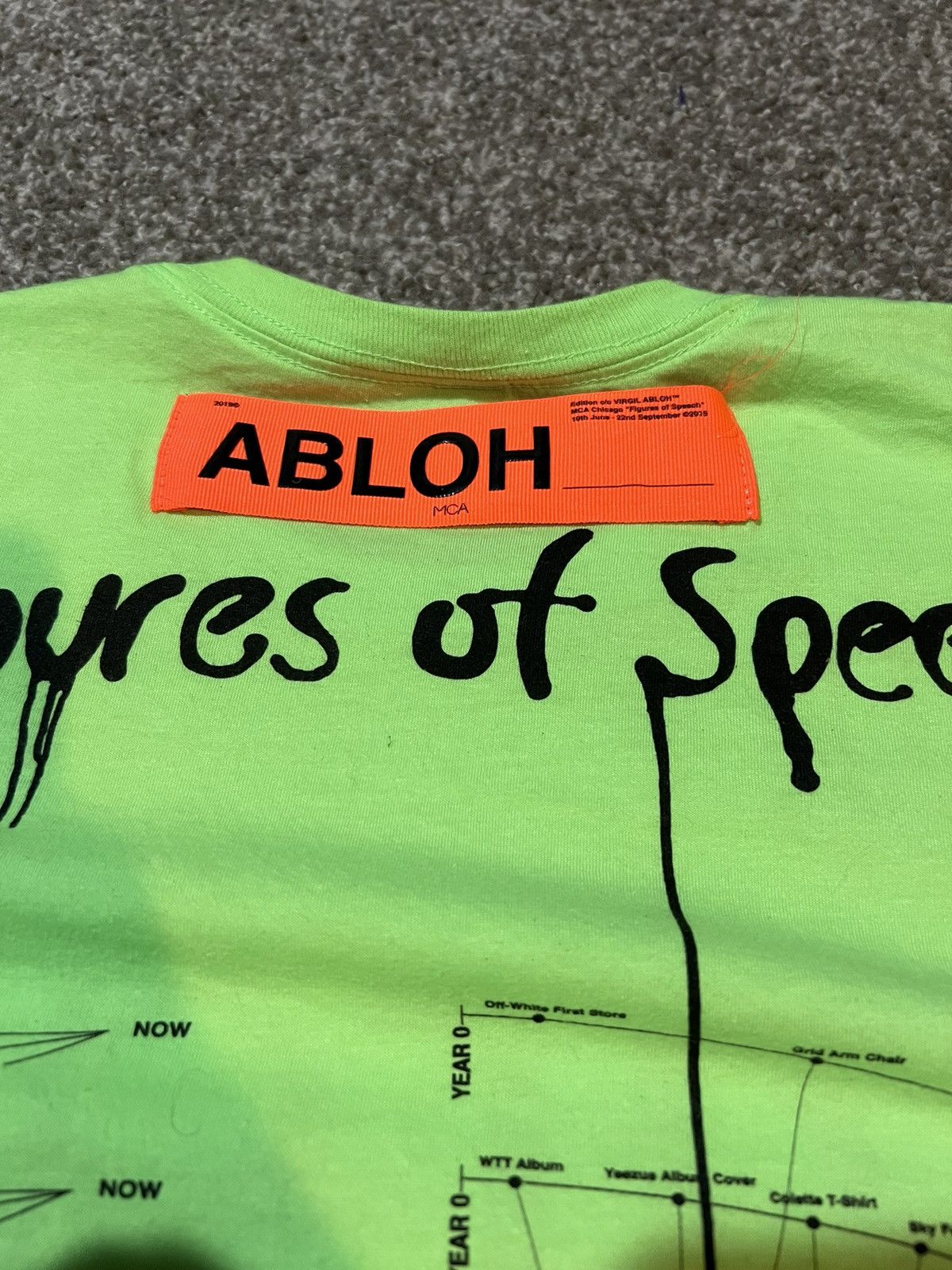 Virgil Abloh Vigil abloh x mca figures of speech amo tee Size US L / EU 52-54 / 3 - 5 Thumbnail